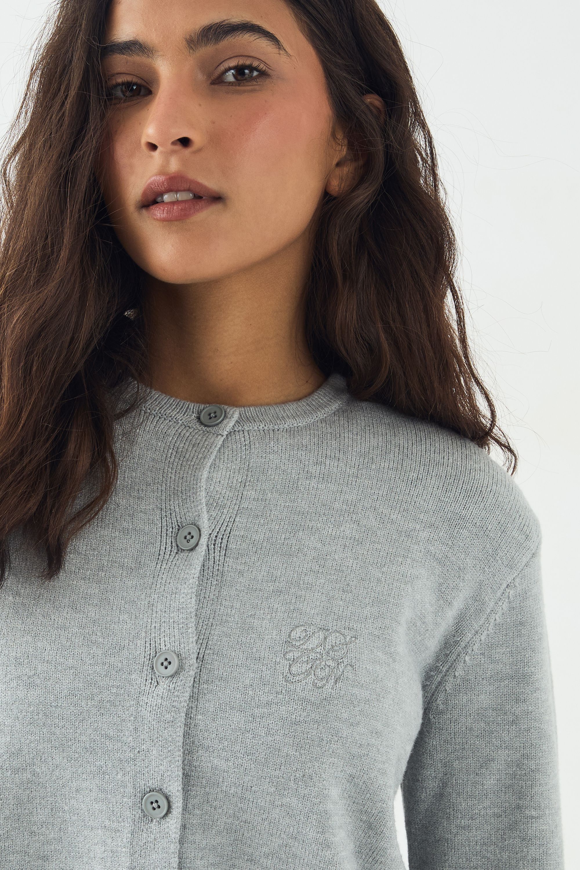 DSGN Studio DSGN Studio Knitted Cardigan Charcoal image 4