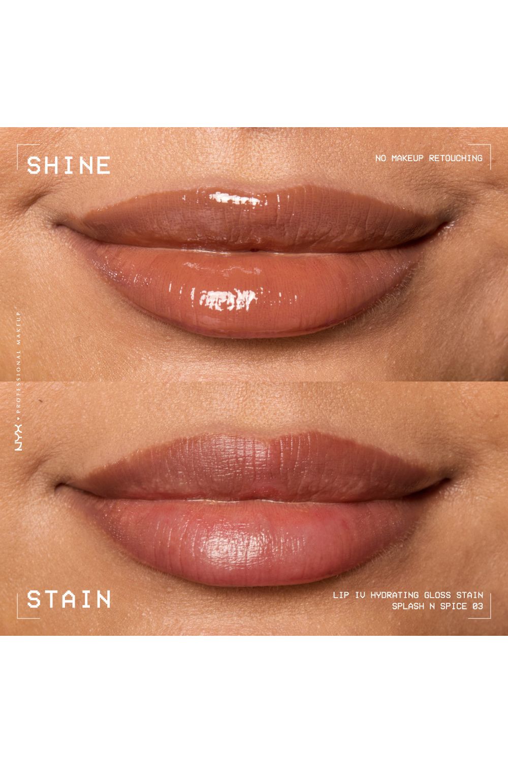 NYX Professional Makeup Lip IV Hydrating Gloss Stain, Lip Gloss 5ml Splash N Spice image 6