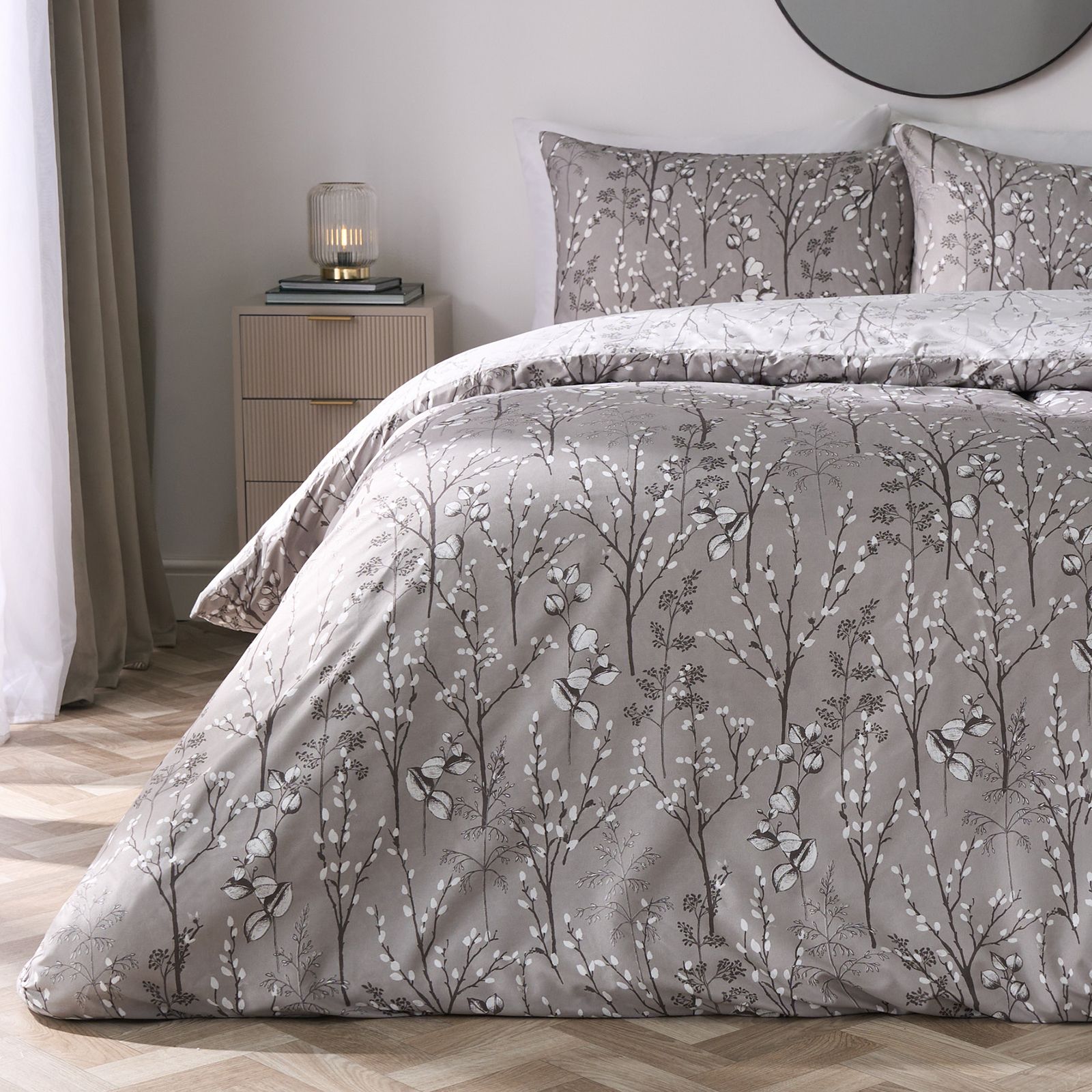 OHS Duvet Cover Set Willow Quilt Reversible Bedding