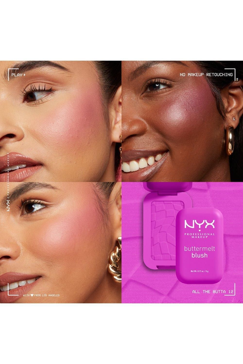 NYX Professional Makeup Buttermelt Blush Powder Blush All The Butta image 5