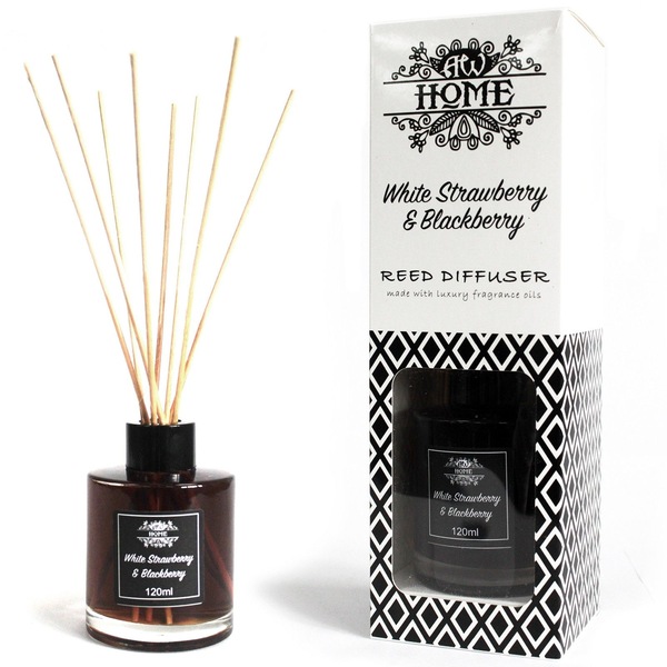 KDMD 120ml Reed Diffuser - White Strawberry & Blackberry