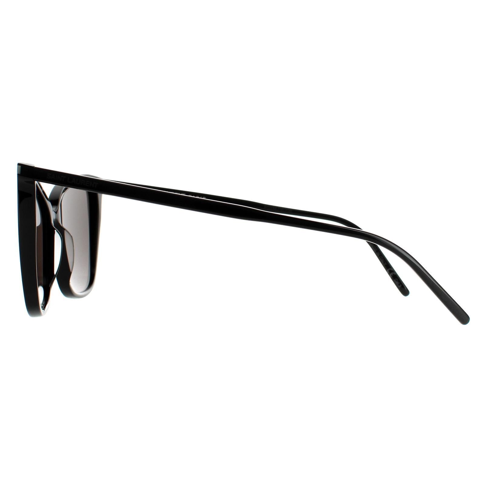Saint Laurent Cat Eye Black Grey Sunglasses image 3