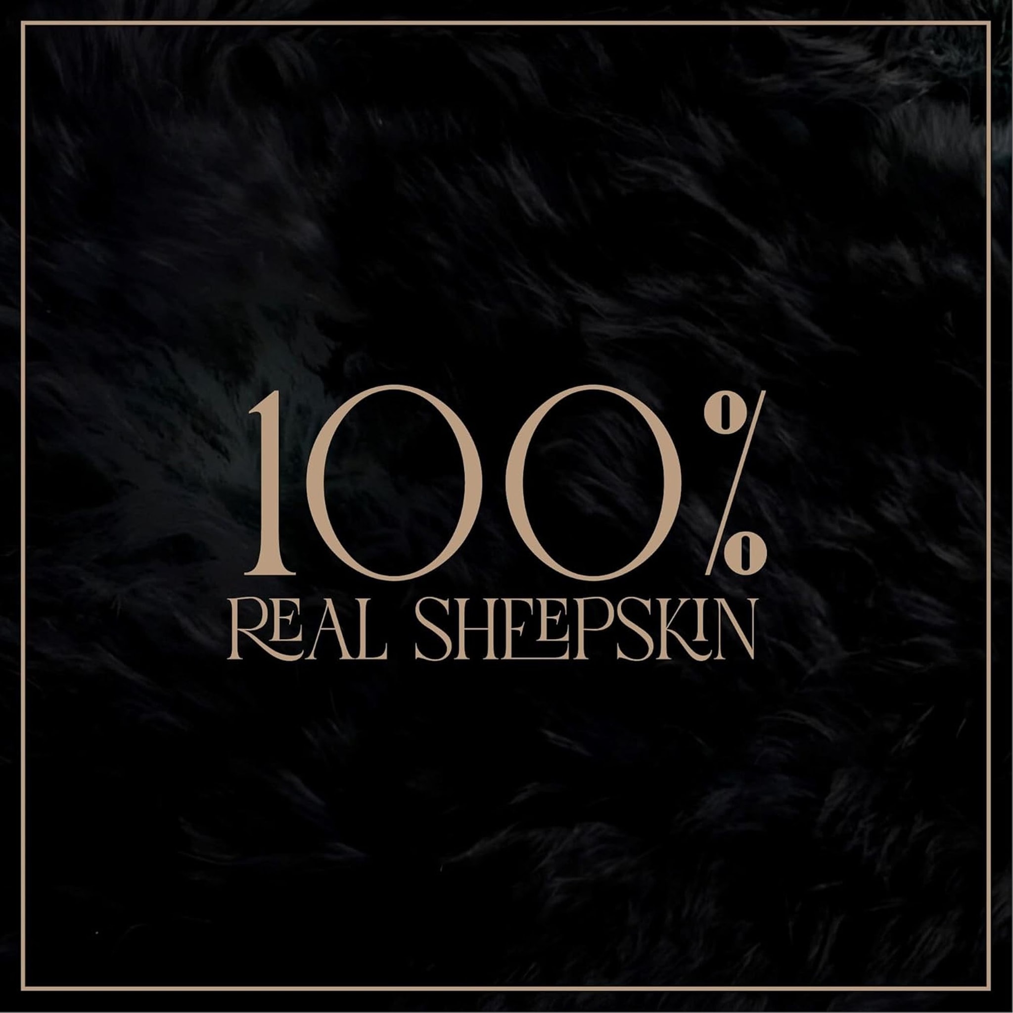 Infinity Leather Luxury Genuine Sheepskin 40x40cm Real Wool Single Sided Cushion image 3