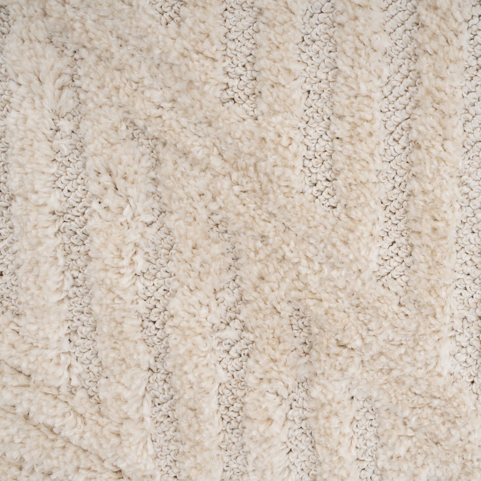 Kukoon Oatmeal Beige Chevron Soft Pile Area Rug image 5