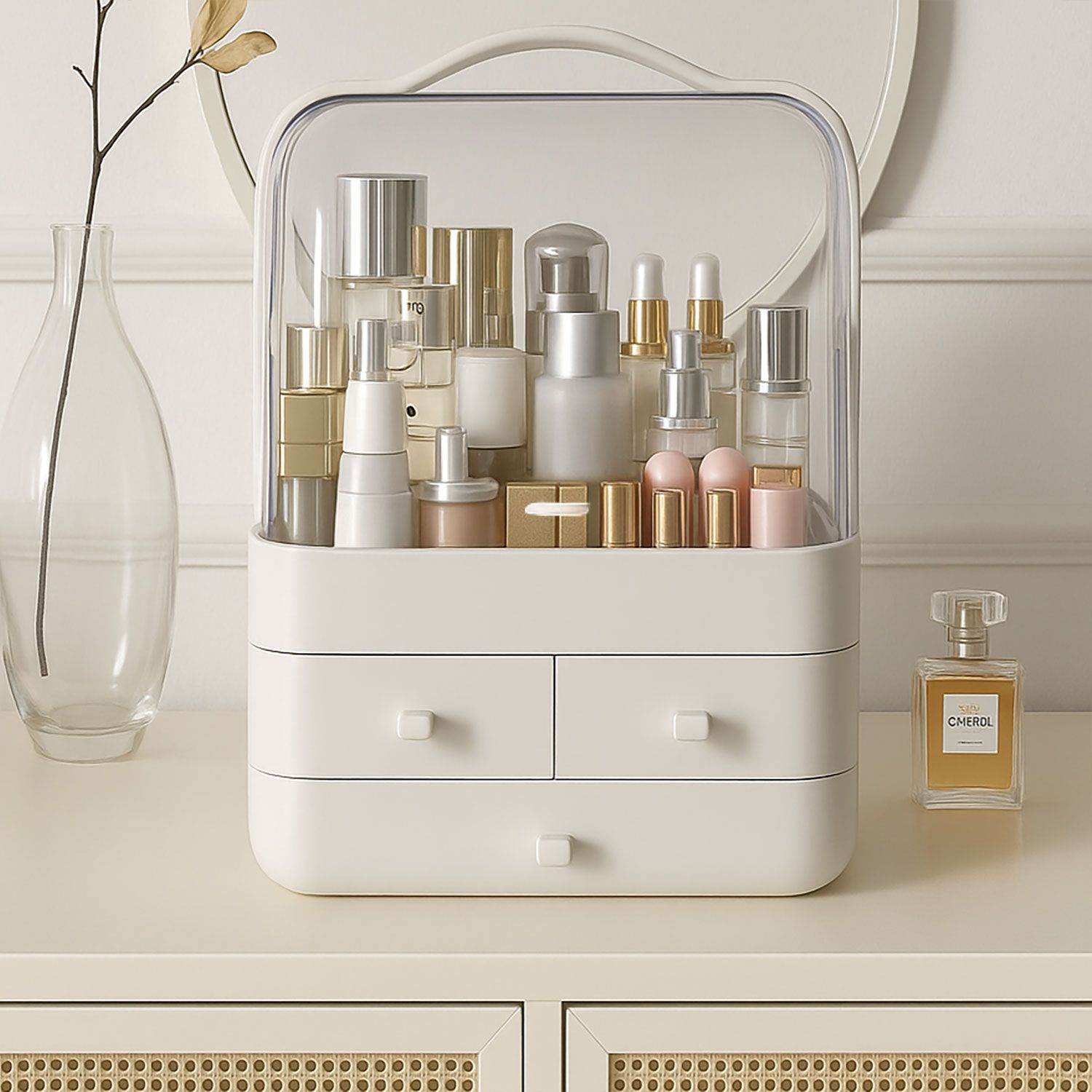 Neo Acrylic Makeup Organiser Cosmetic Storage Box image 2