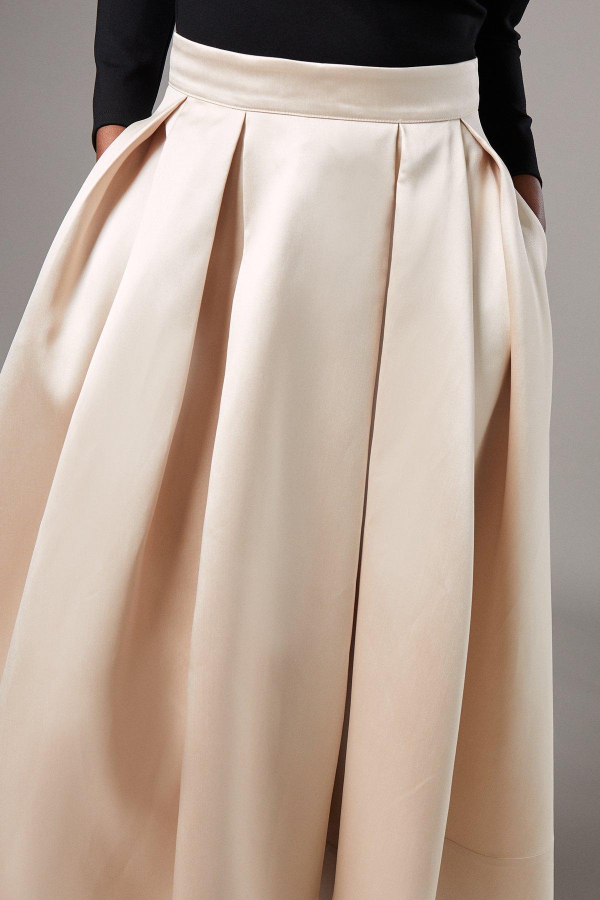 Champagne Toast Midi Skirt