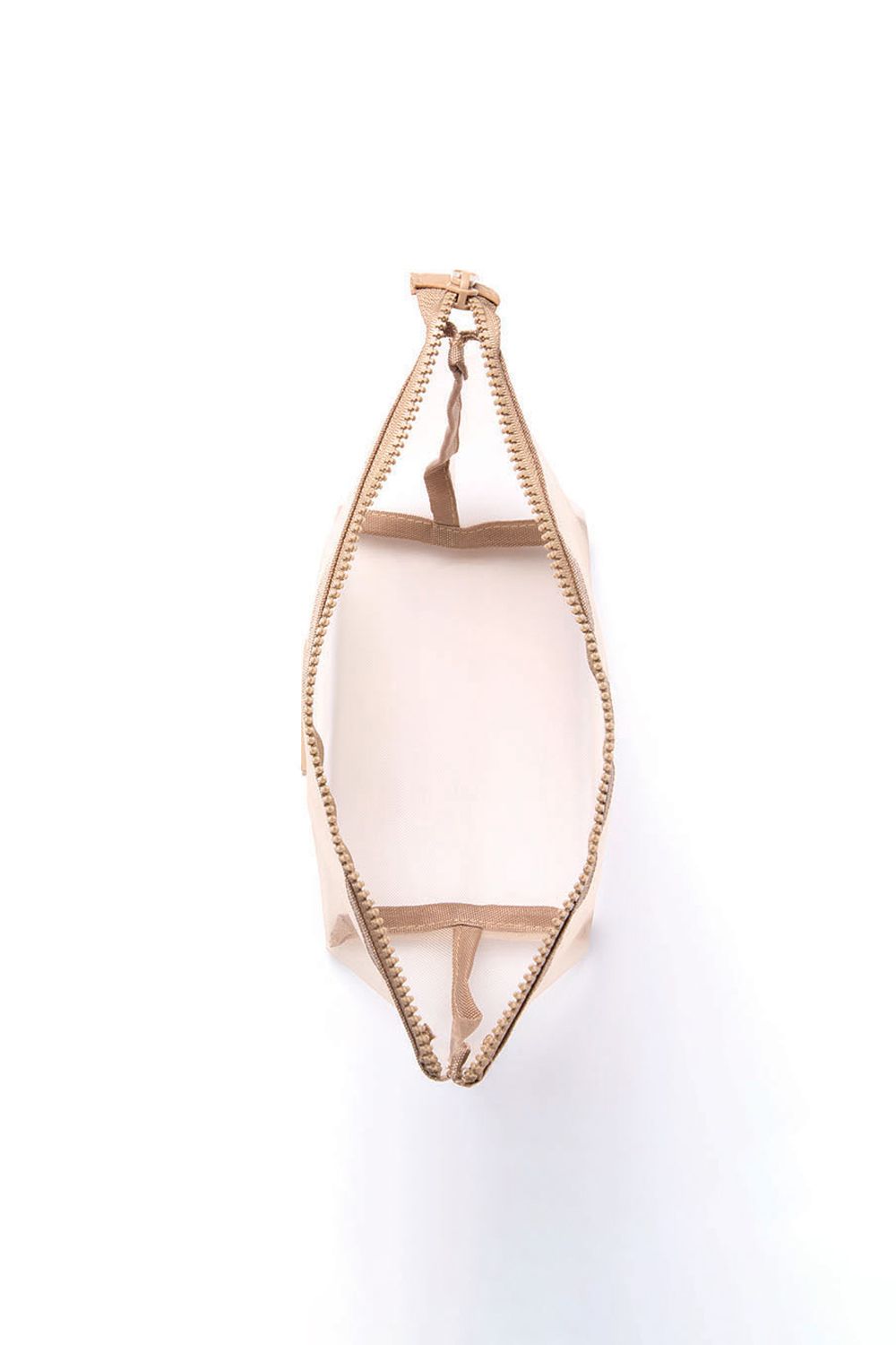 The Flat Lay Co Mesh Essential Makeup Pouch - Taupe Multi image 4