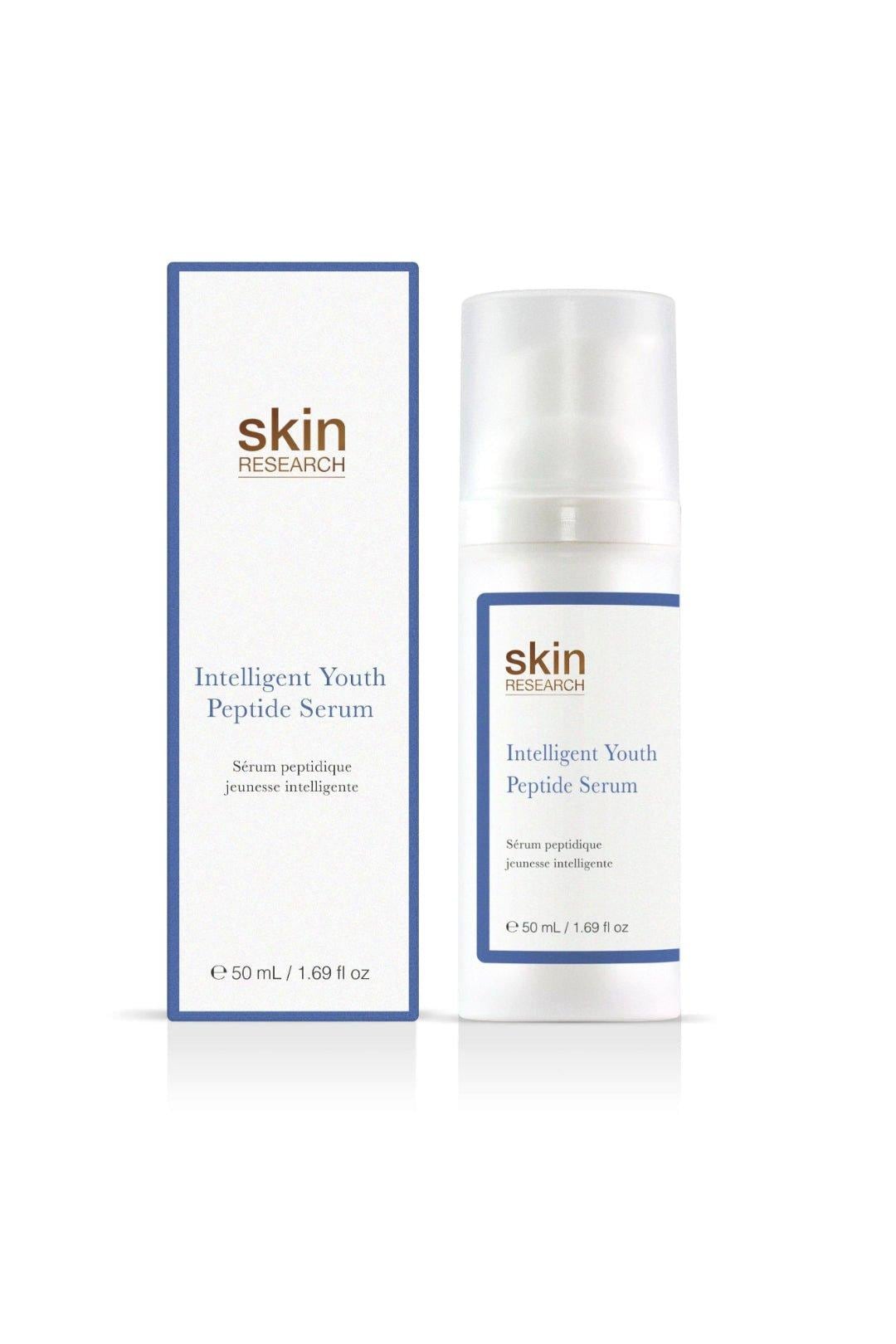 Skin Research Intelligent Youth Peptide Serum 50ml Twin Value Savings Pack image 1