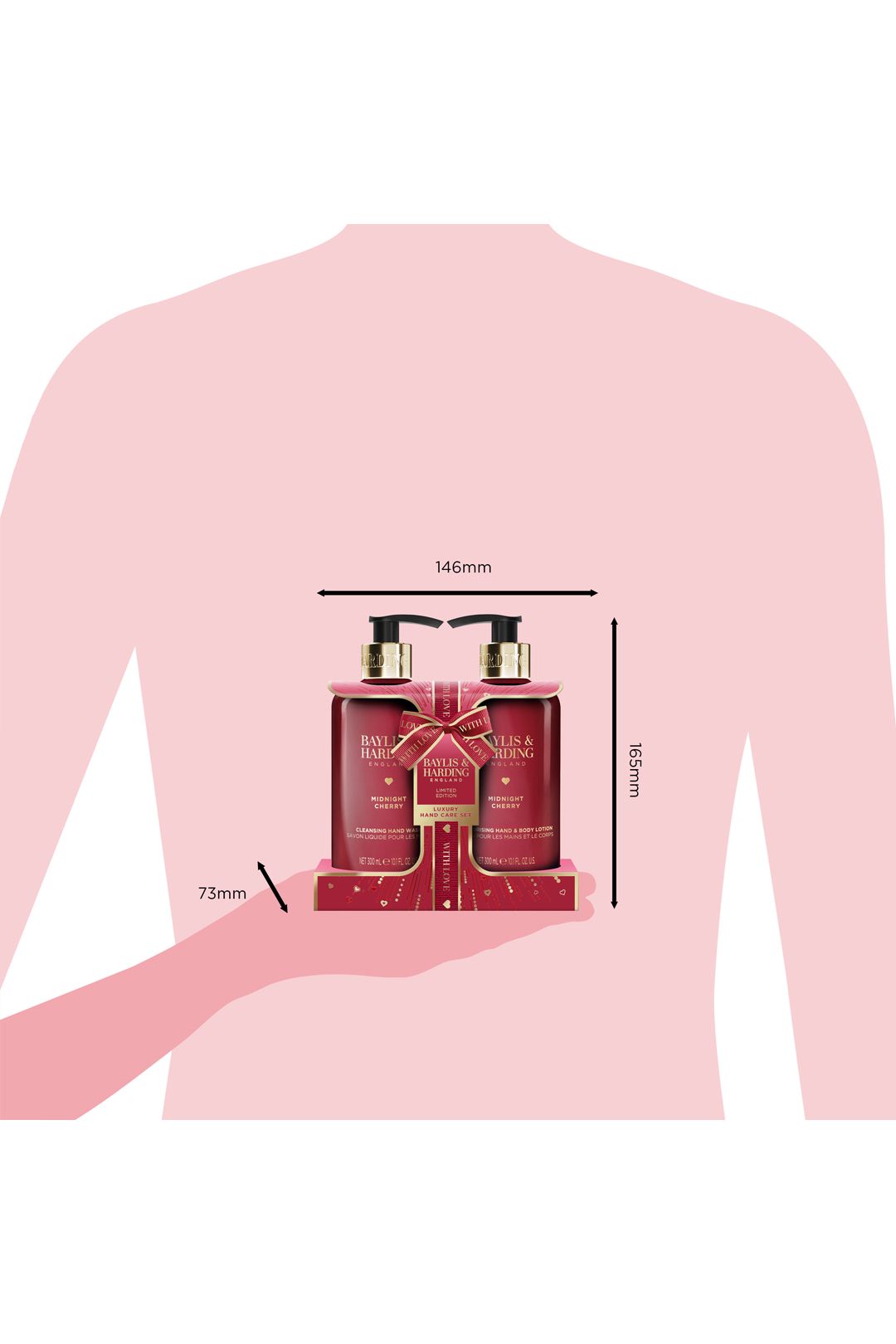 Baylis & Harding Midnight Cherry Luxury Hand Care Gift Set Multi image 7