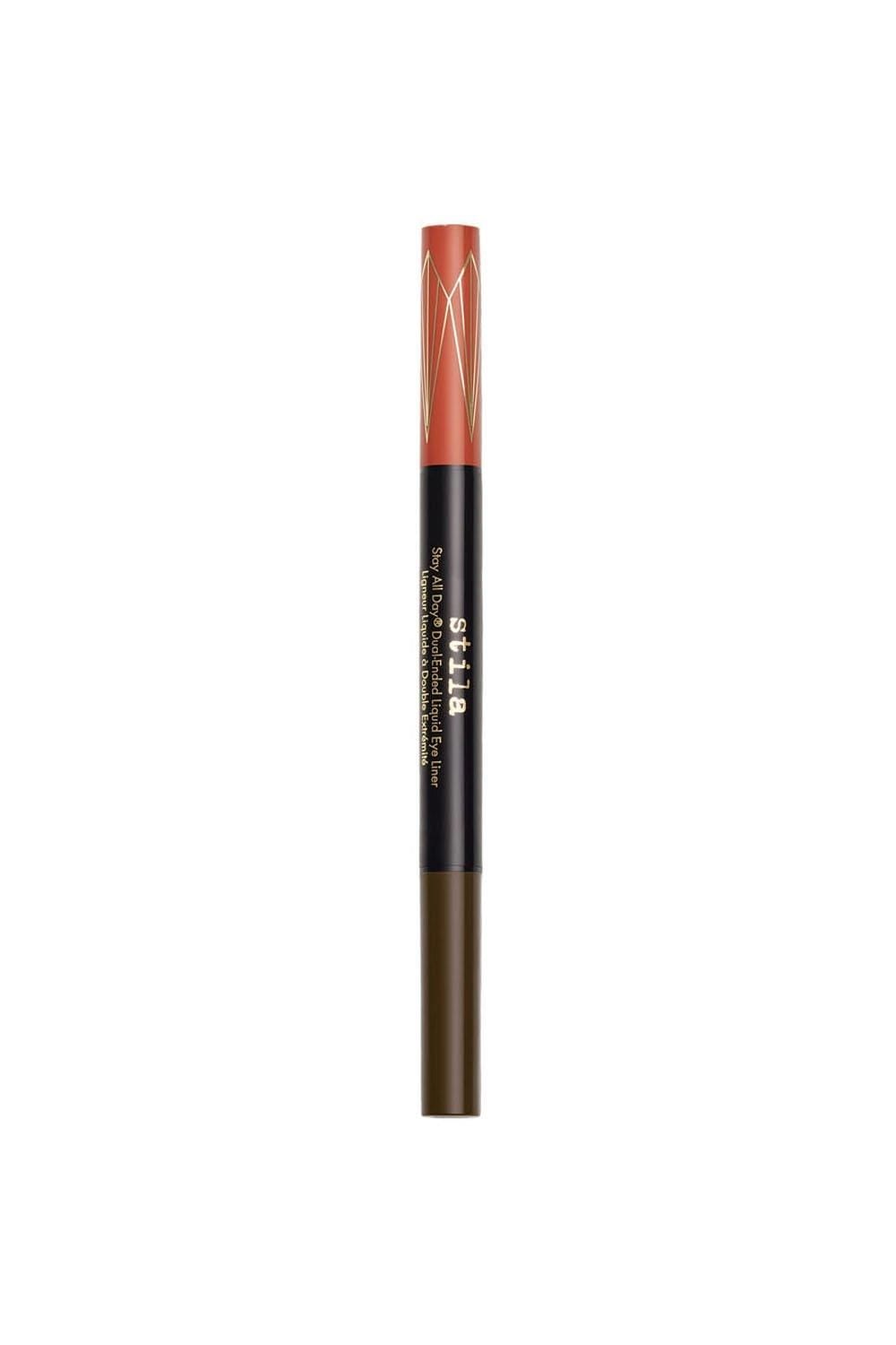 Stila Stay All Day Dual-Ended Liquid Eye Liner Amber_dark Brown image 2