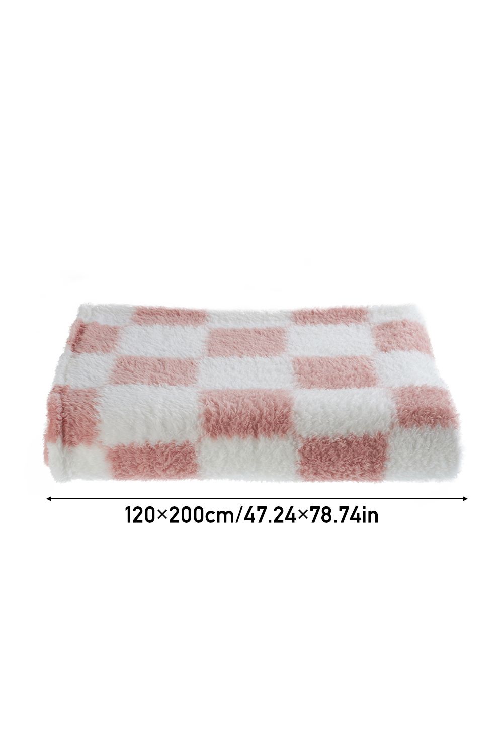 Living and Home 120 x 200cm Flannel Soft Lightweight Checkered Throw Blanket image 6