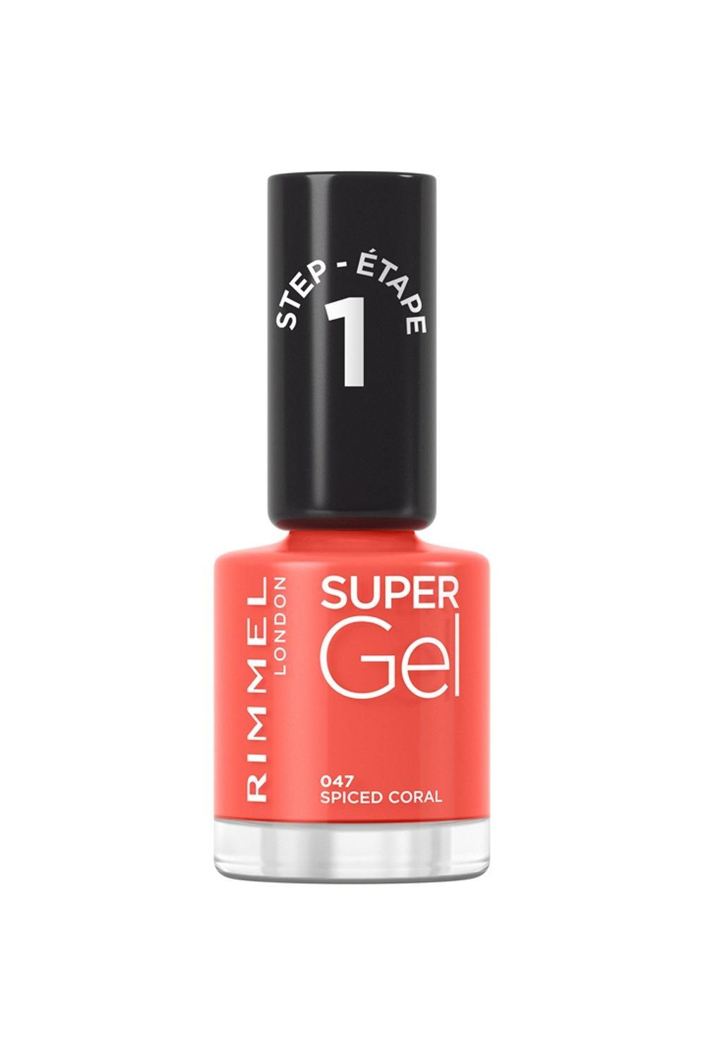Rimmel London Super Gel Nail Polish Spiced Coral image 1