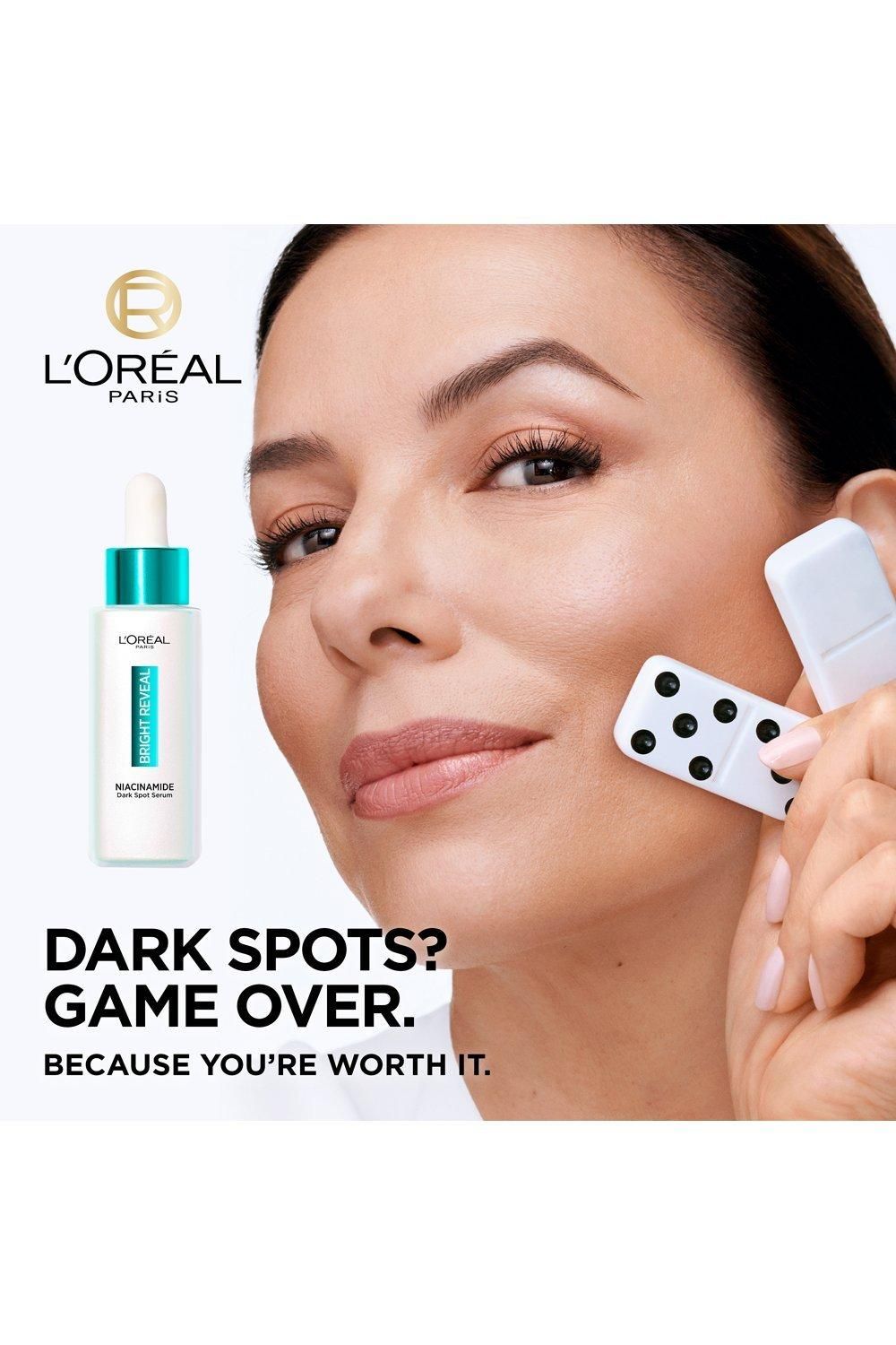 L'Oréal Paris Bright Reveal Niacinamide Dark Spot Serum 10% Niacinamide + Amino-Sulfonic Acid 30ml Multi image 2