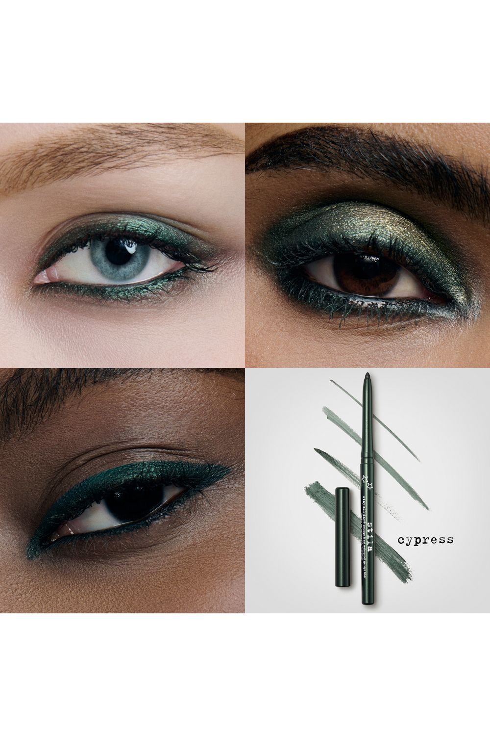 Stila Stay All Day® Smudge & Set Waterproof Gel Eye Liner Cypress image 4