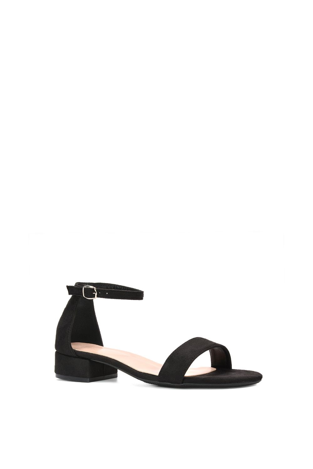 XY London 'Tate' Ankle Strap Low Block Heel Summer Sandals image 2
