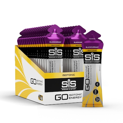 Science in Sport GO Isotonic Energy 60ml Gel - Blackcurrant - 30 Pack