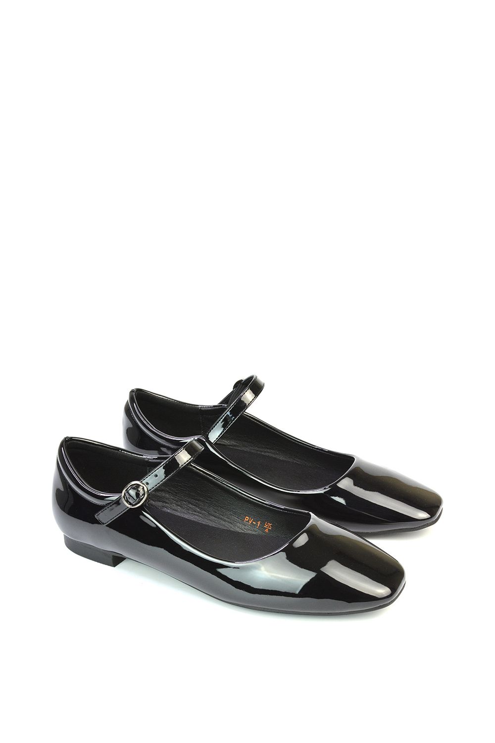 XY London 'Allegra' Mary Jane Square Toe Ballet Shoes image 3