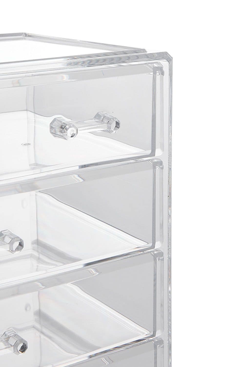 SHEONLY Transparent Makeup Organizer Cosmetic Storage Box for Dresser and Bathroom image 4