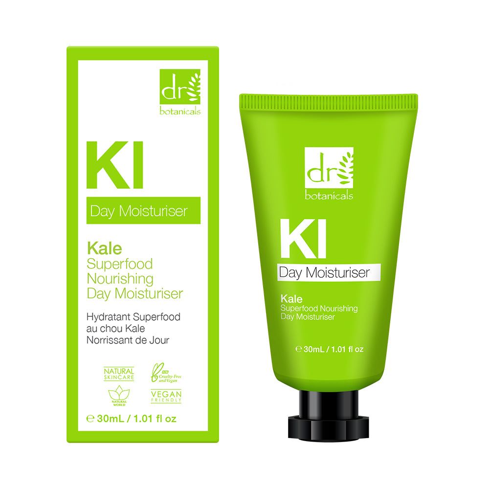 Dr. Botanicals Kale Superfood Nourishing Day Moisturiser 30ml x 2 Duo Set image 2
