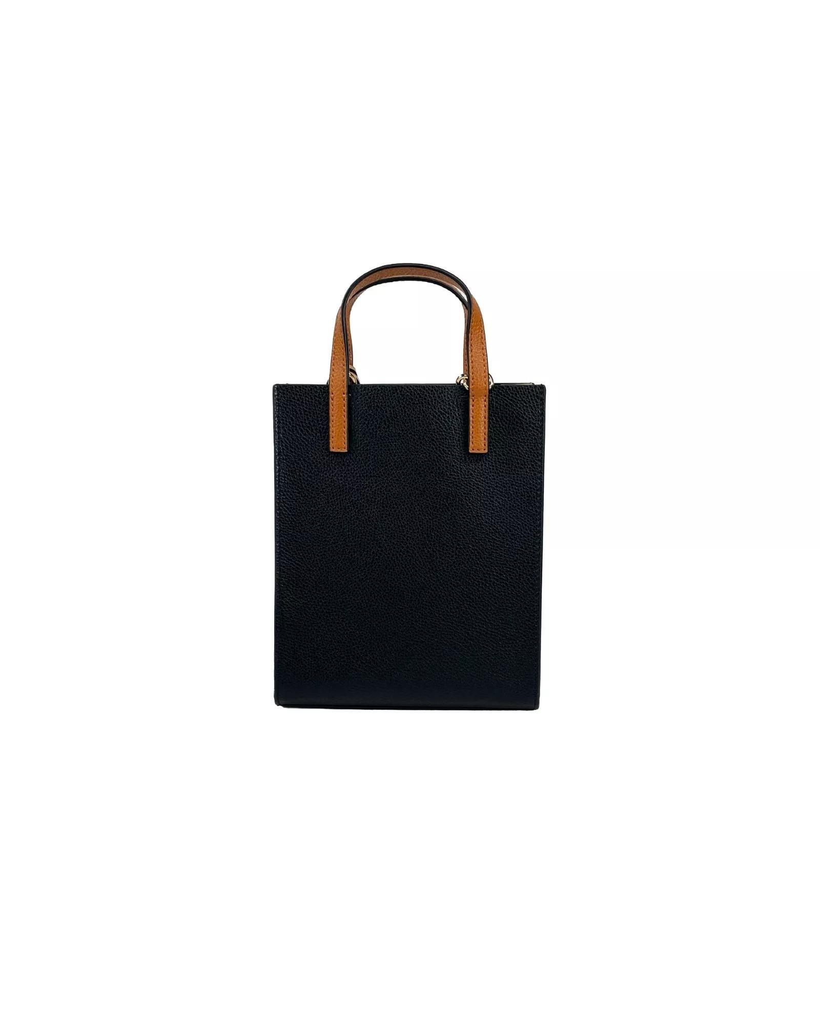 Marc Jacobs Softshot 21 Leather Handbag Wo - Smoke Almond Crossbody Bags image 4