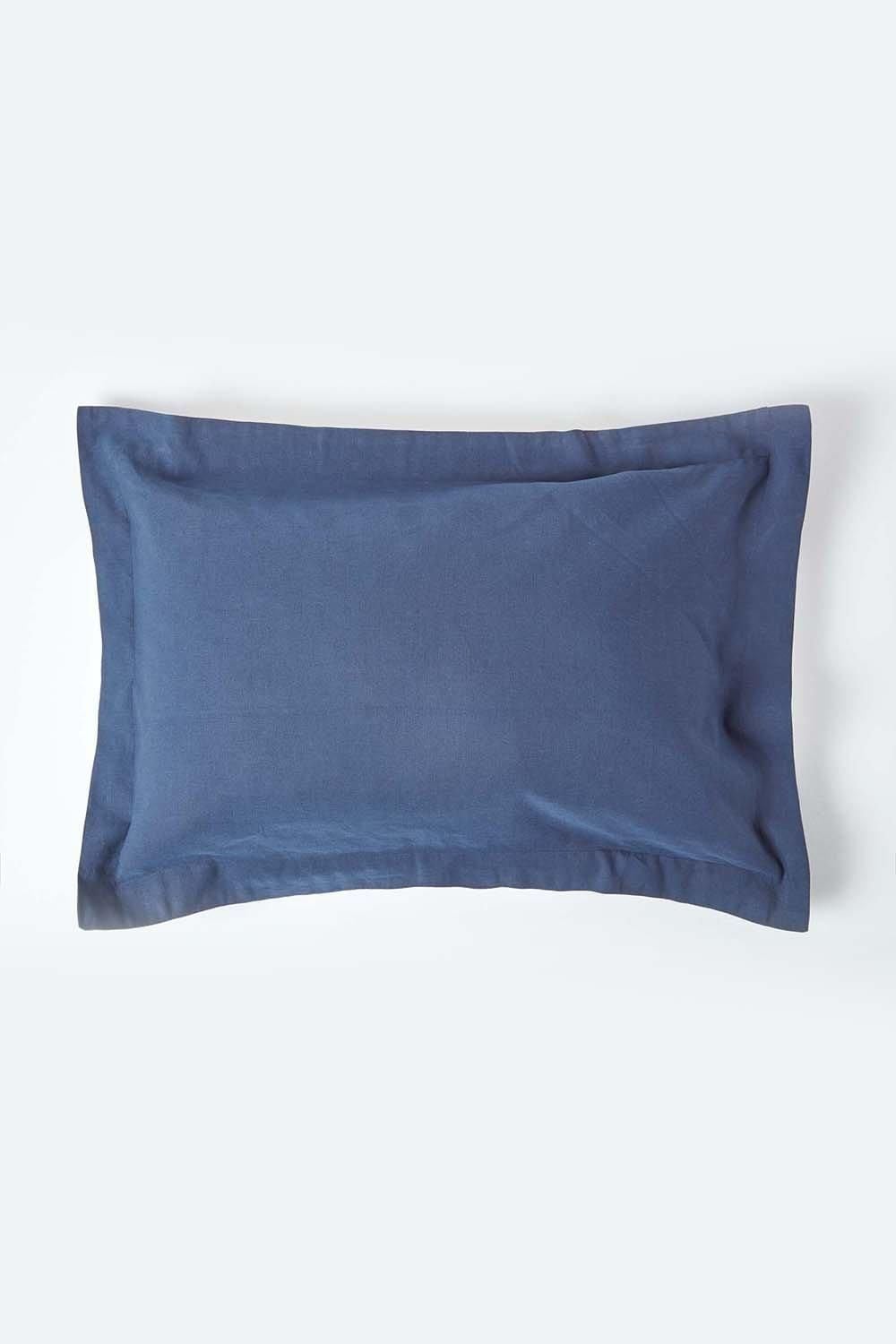 Homescapes Linen Oxford Pillowcase, Standard image 1