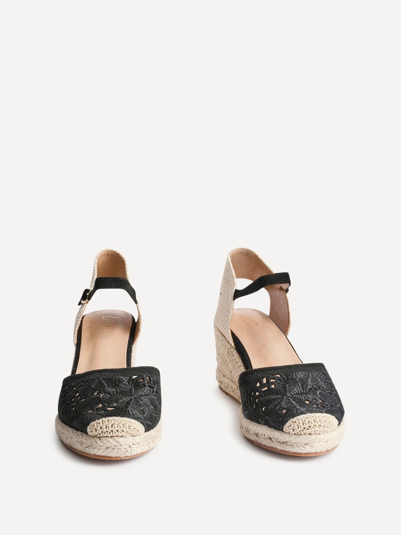 Linzi Kayla Black Closed-Toe Wedge image 3