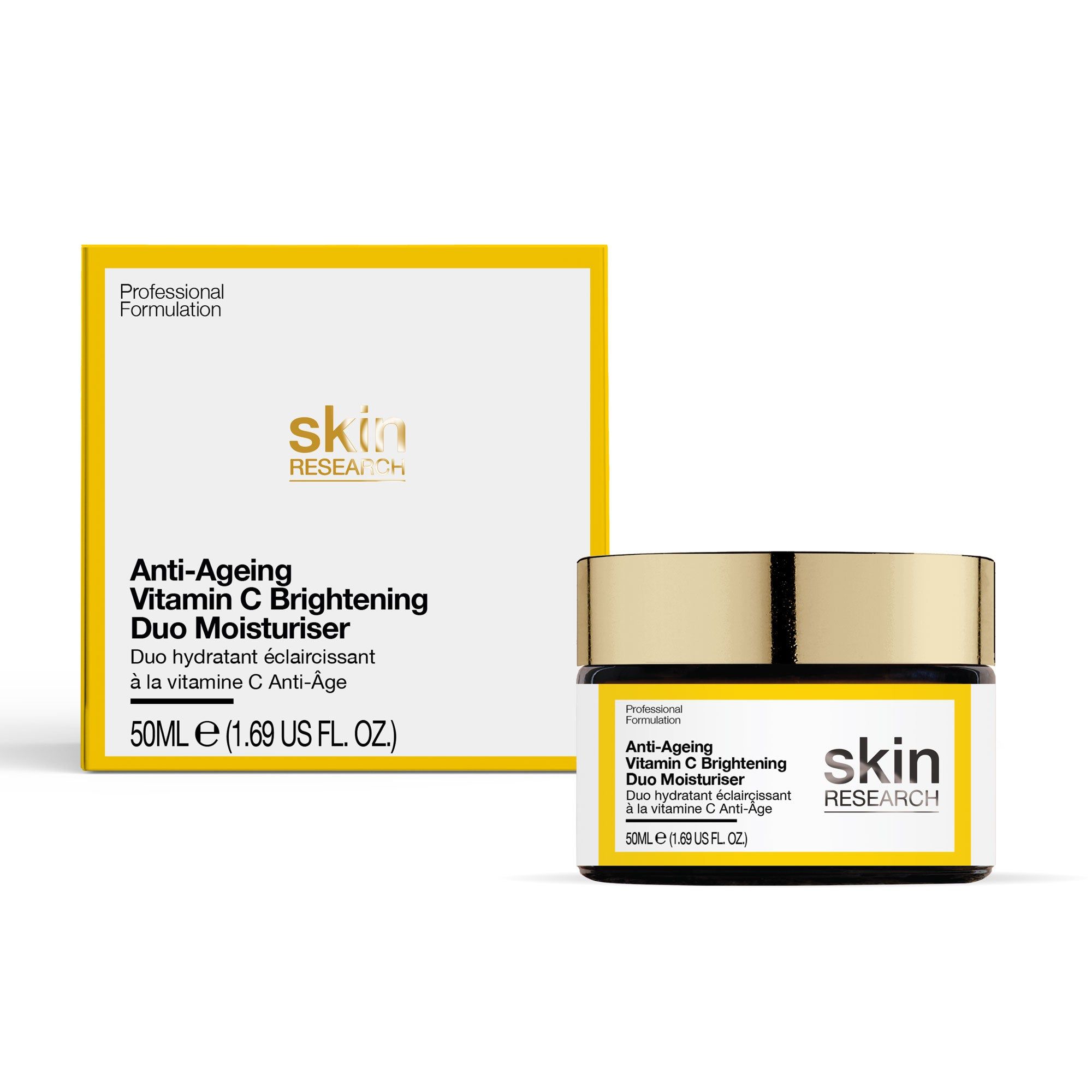 Skin Research Anti-Ageing Vitamin C Brightening Duo Moisturiser 50ml image 2