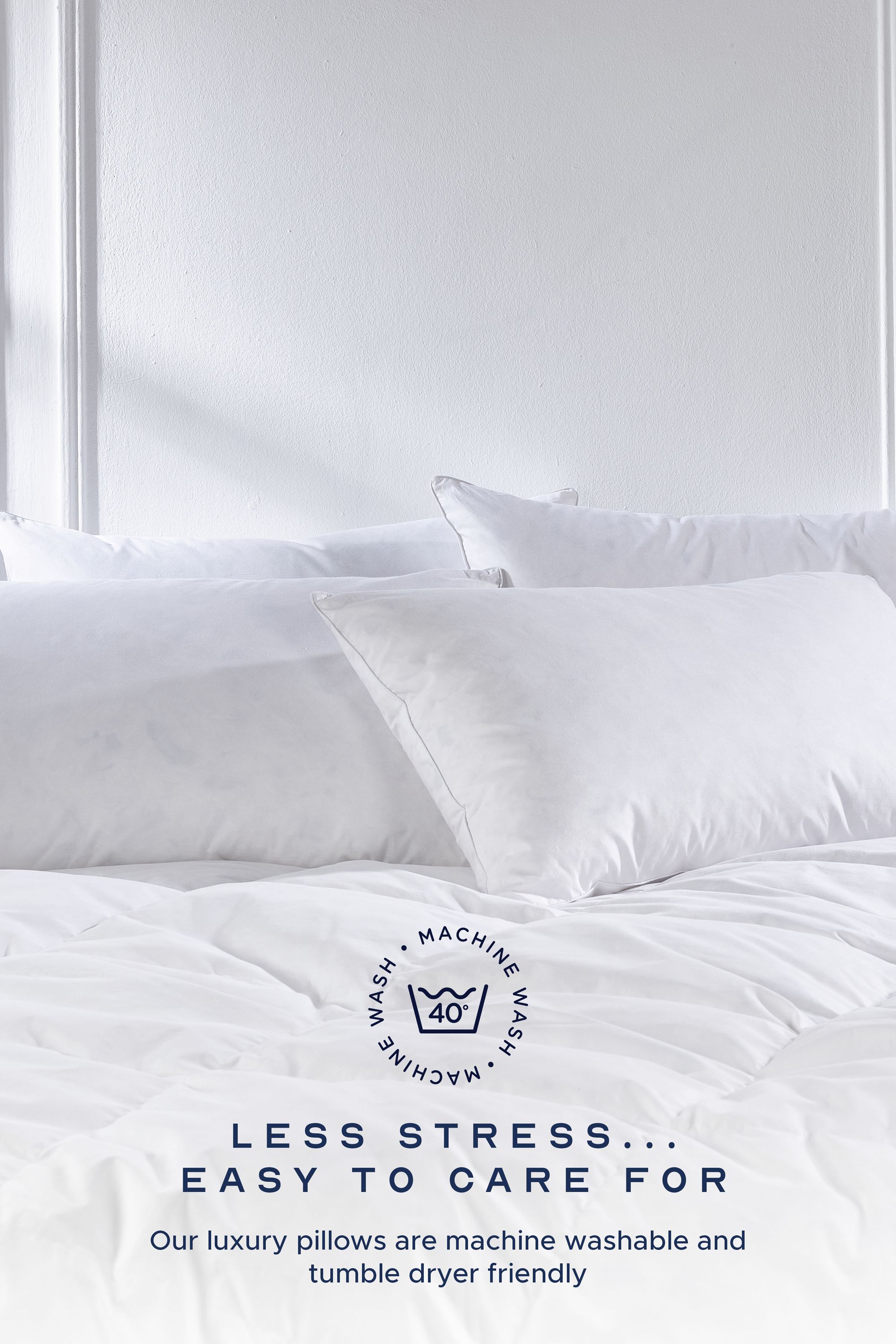 Snuggledown 1 Pack Hotel Goose Feather & Down Back Sleeper Pillow image 7