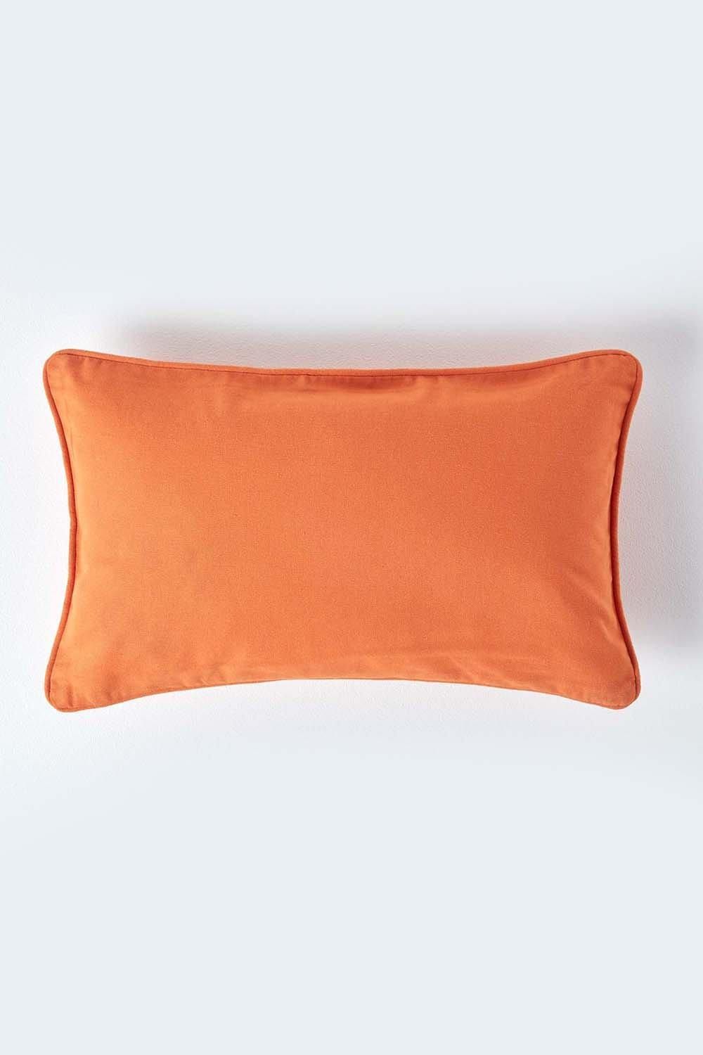 Homescapes Cotton Plain Cushion Cover image 1