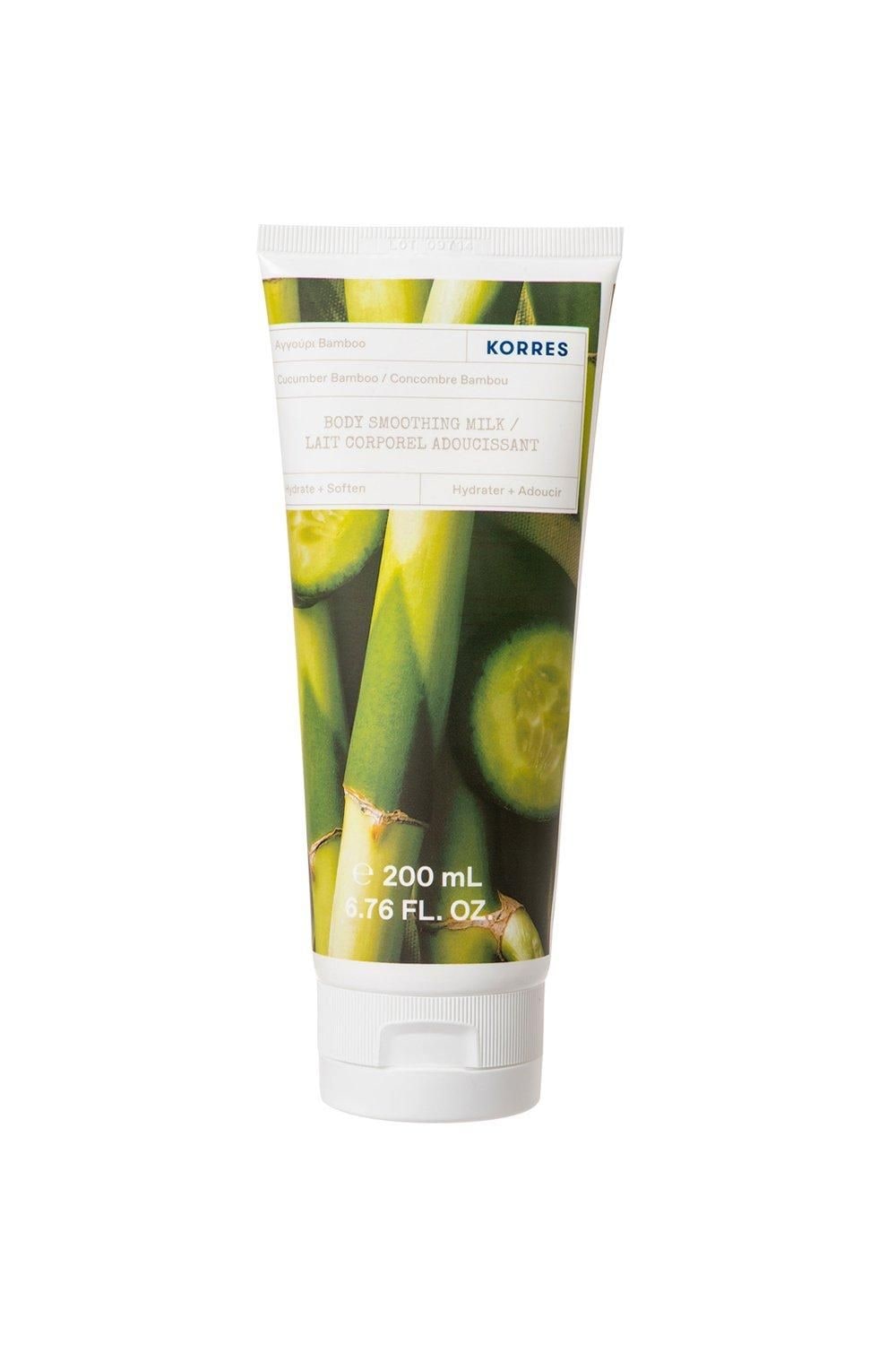 Korres Cucumber Bamboo Body Smoothing Milk Clear image 1