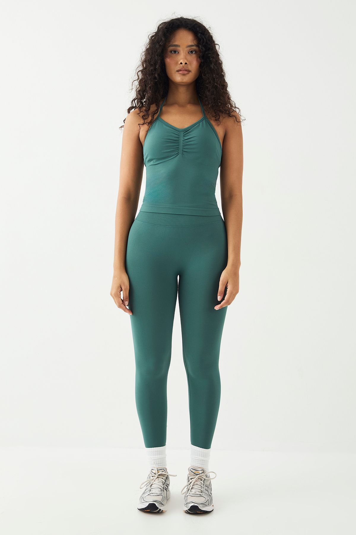 DSGN Studio DSGN Studio Sport Ultra Contour Seamless Scrunch Bum Legging Green image 5