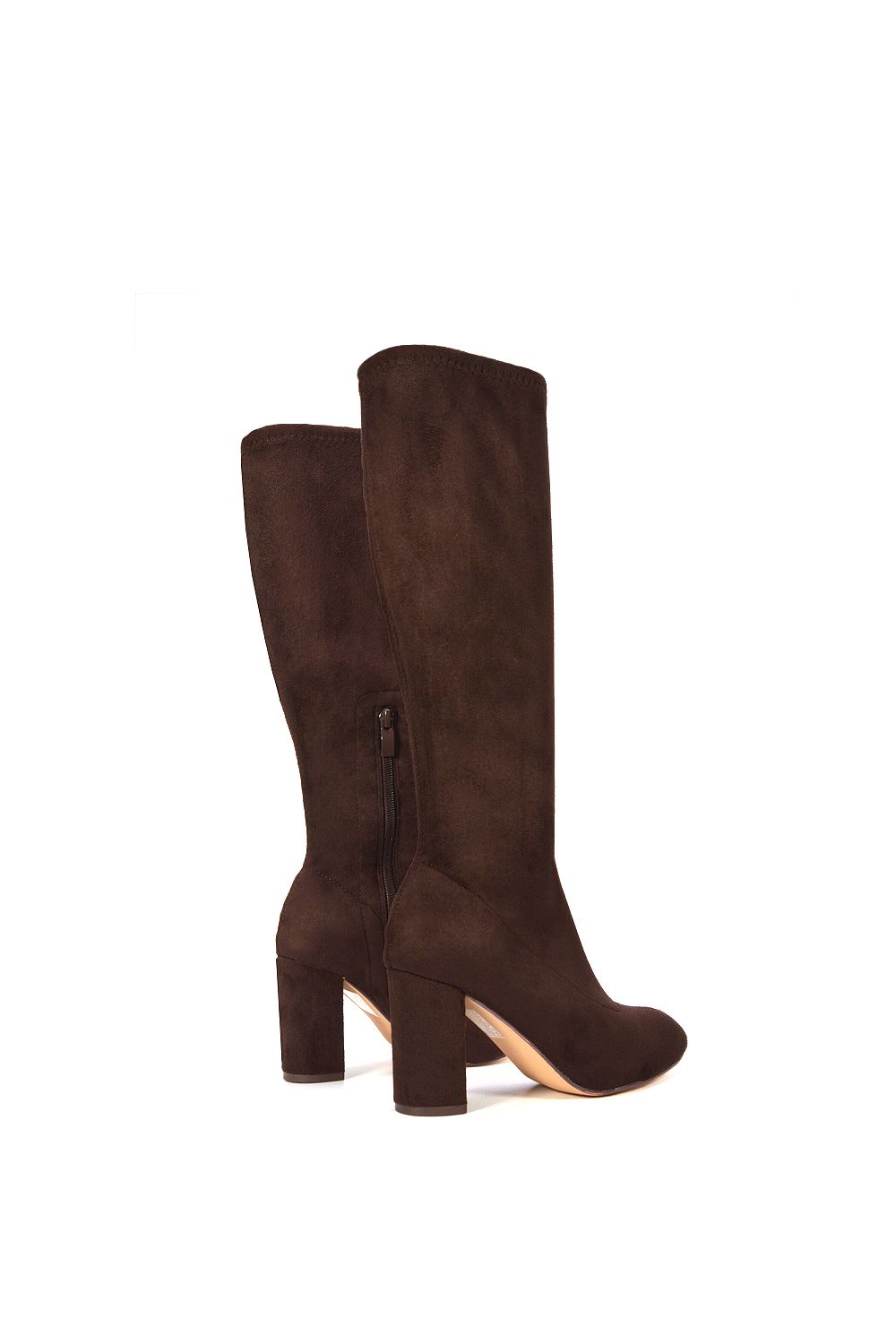 XY London 'Clementine' High Block Heel Knee High Boots image 4