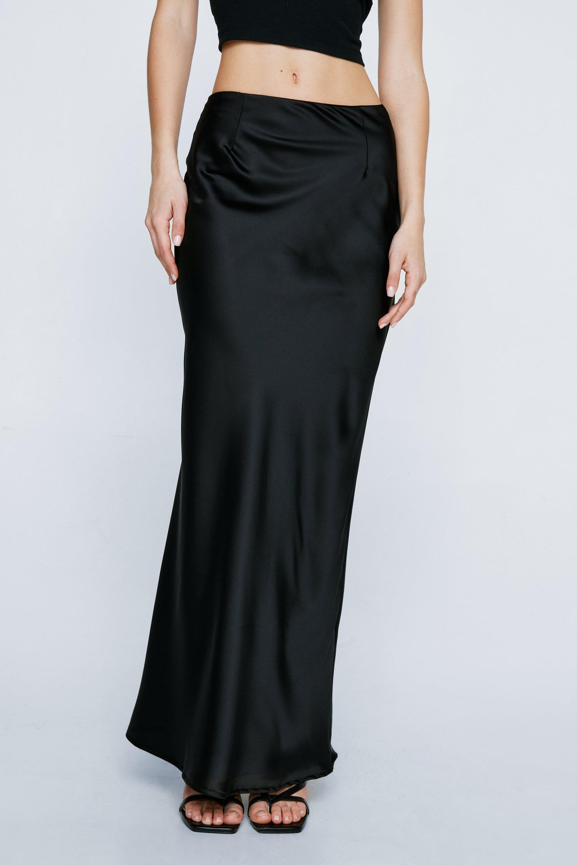 NastyGal Satin Maxi Skirt image 3