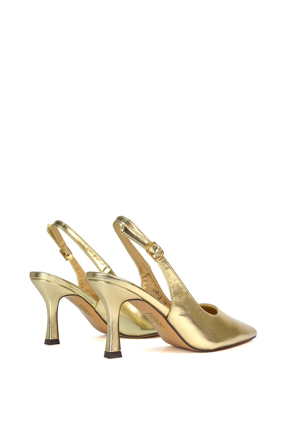 XY London 'Valerie' Stiletto High Heel Closed Toe Slingback Court Shoes image 5