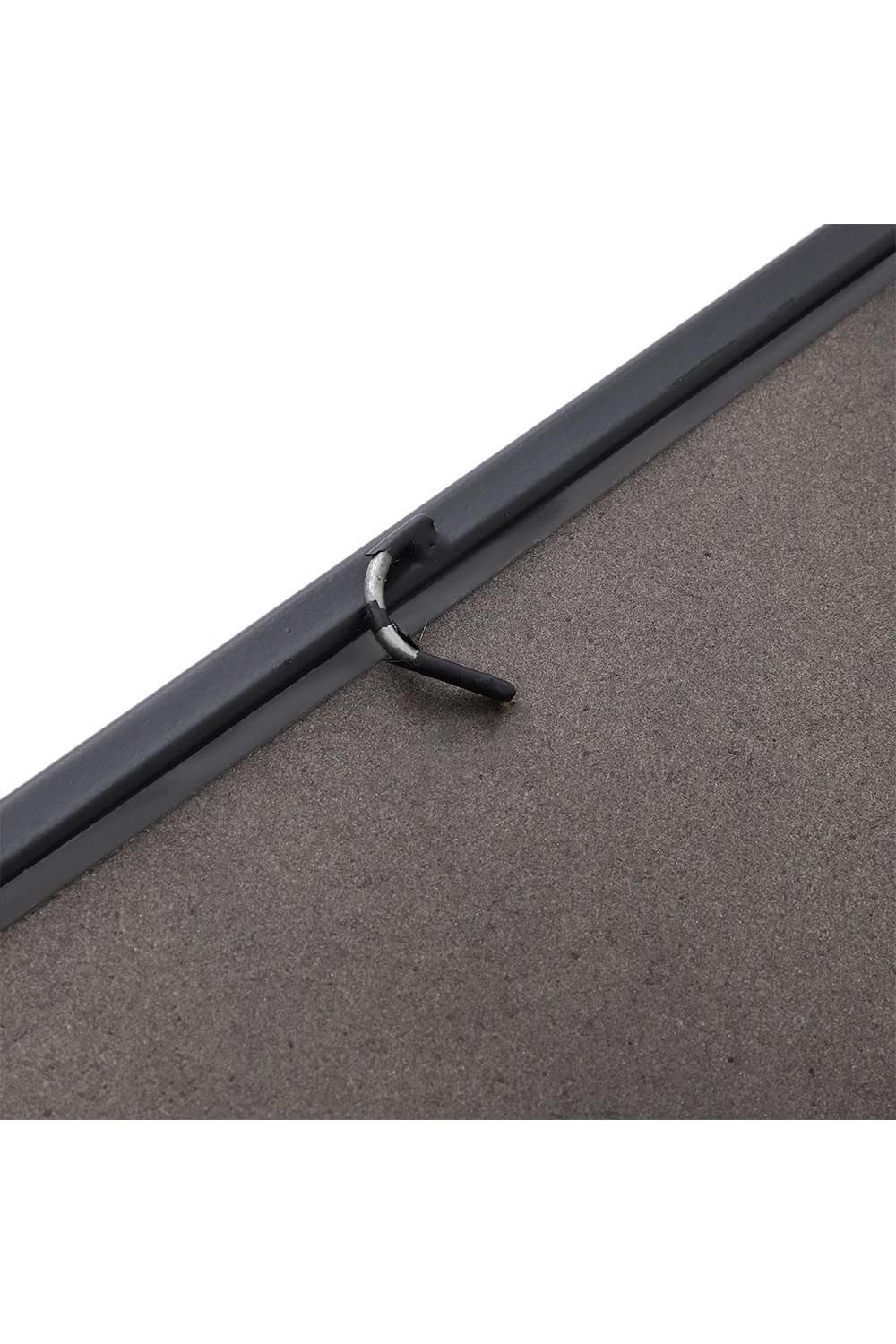 Living and Home 60x150cm Modern Black Metal Frame Rectangular Windowpane Mirror image 5