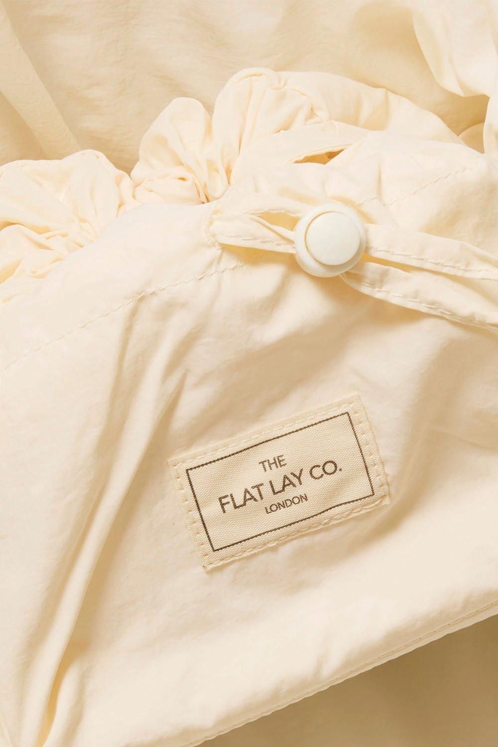The Flat Lay Co Drawstring Makeup Bag in Vanilla Parachute Multi image 5