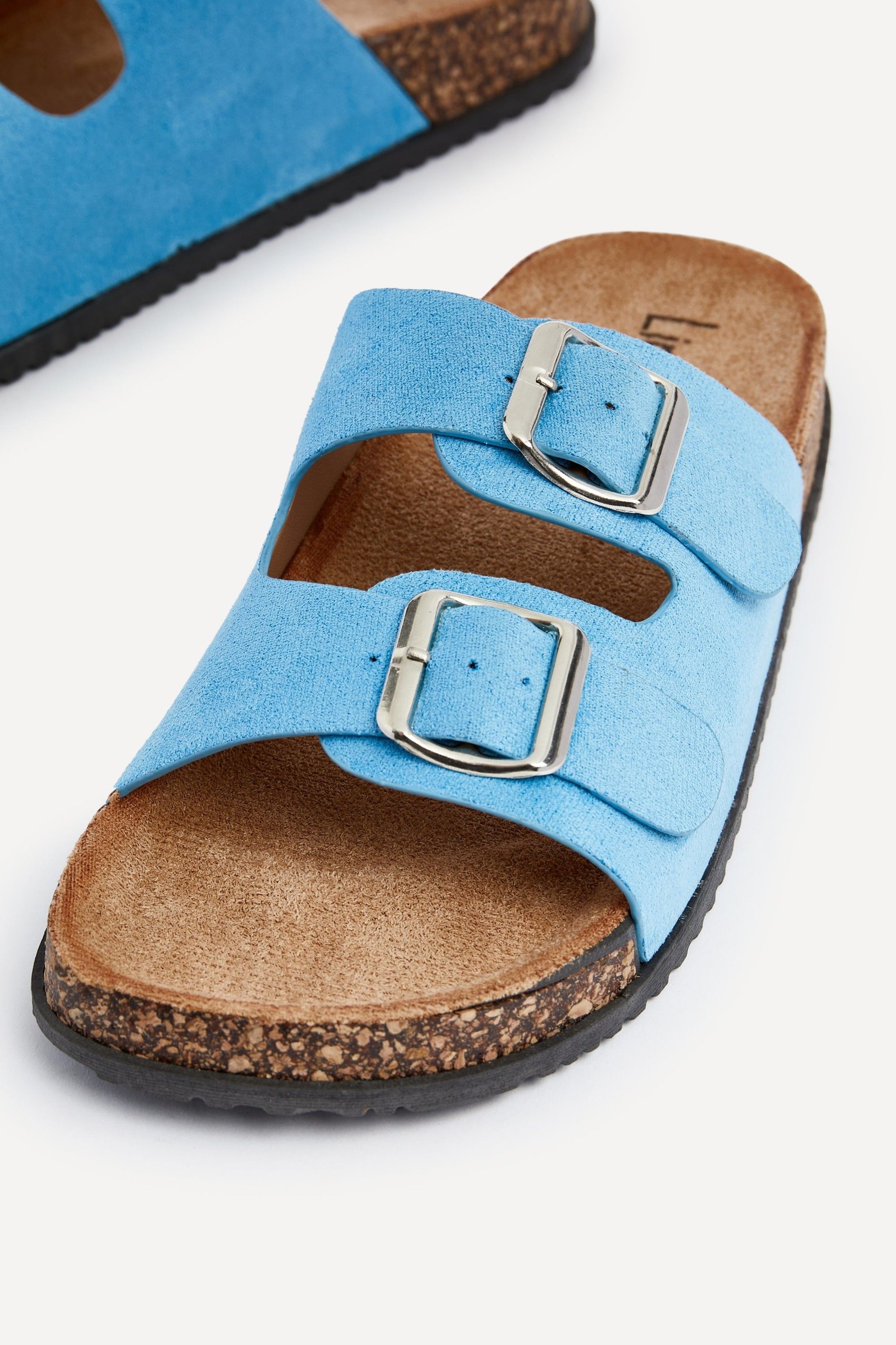 Linzi Echo Blue Double Buckle Sandals image 4