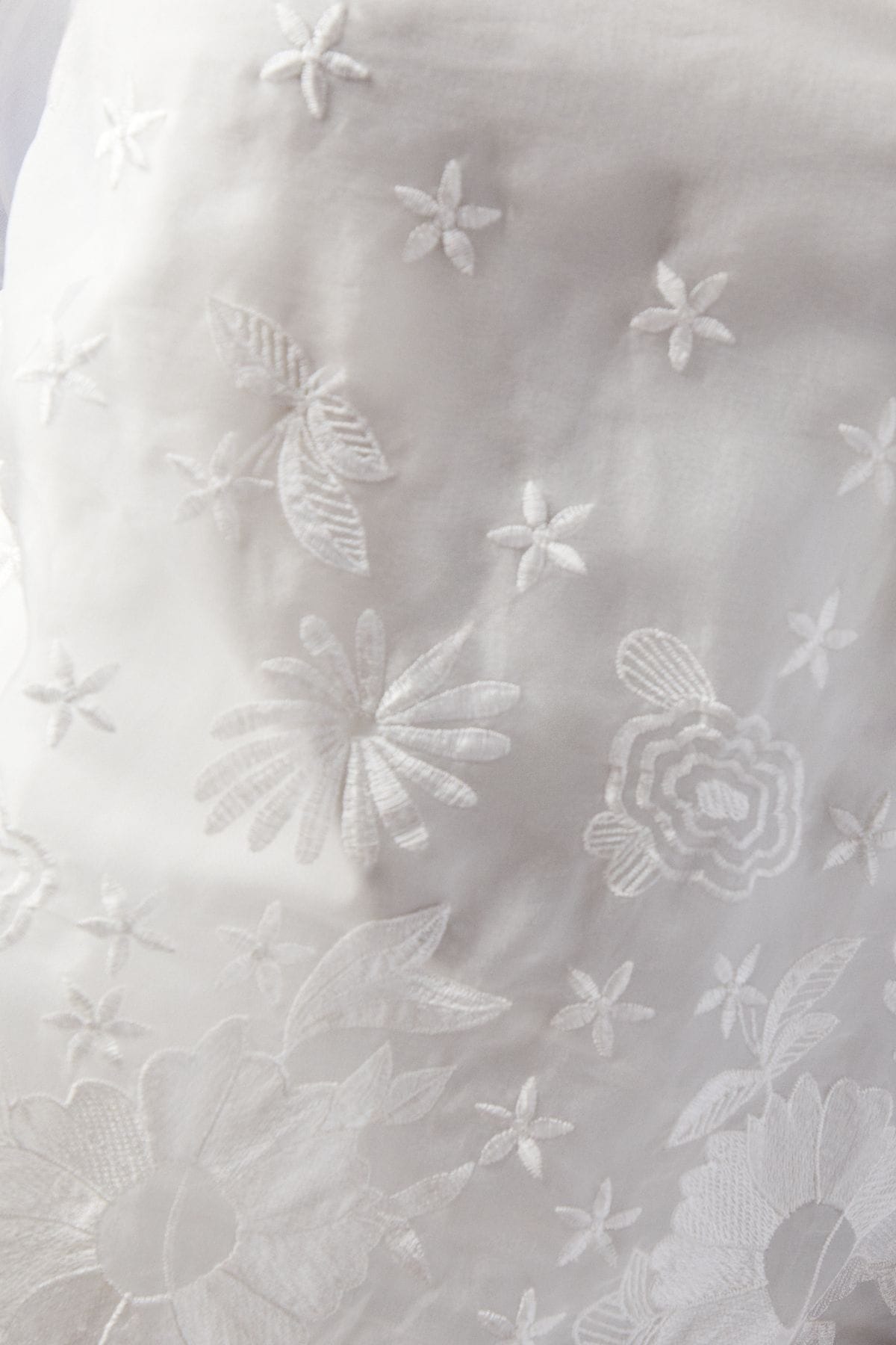 Coast Embroidered Organza Mini Wedding Dress Ivory image 5