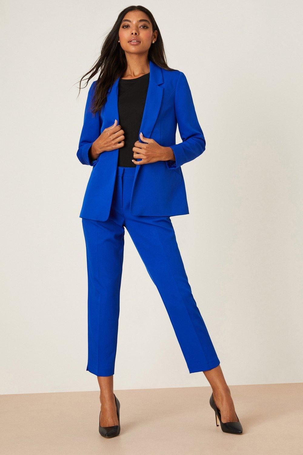 Dorothy Perkins Ruched Sleeve Blazer Cobalt image 2