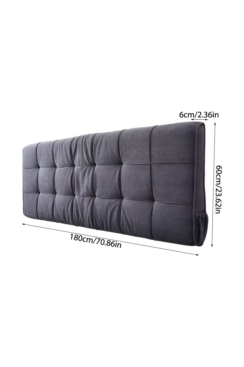 Living and Home Soft Headboard  pillow Cushion with Removable Cover image 11