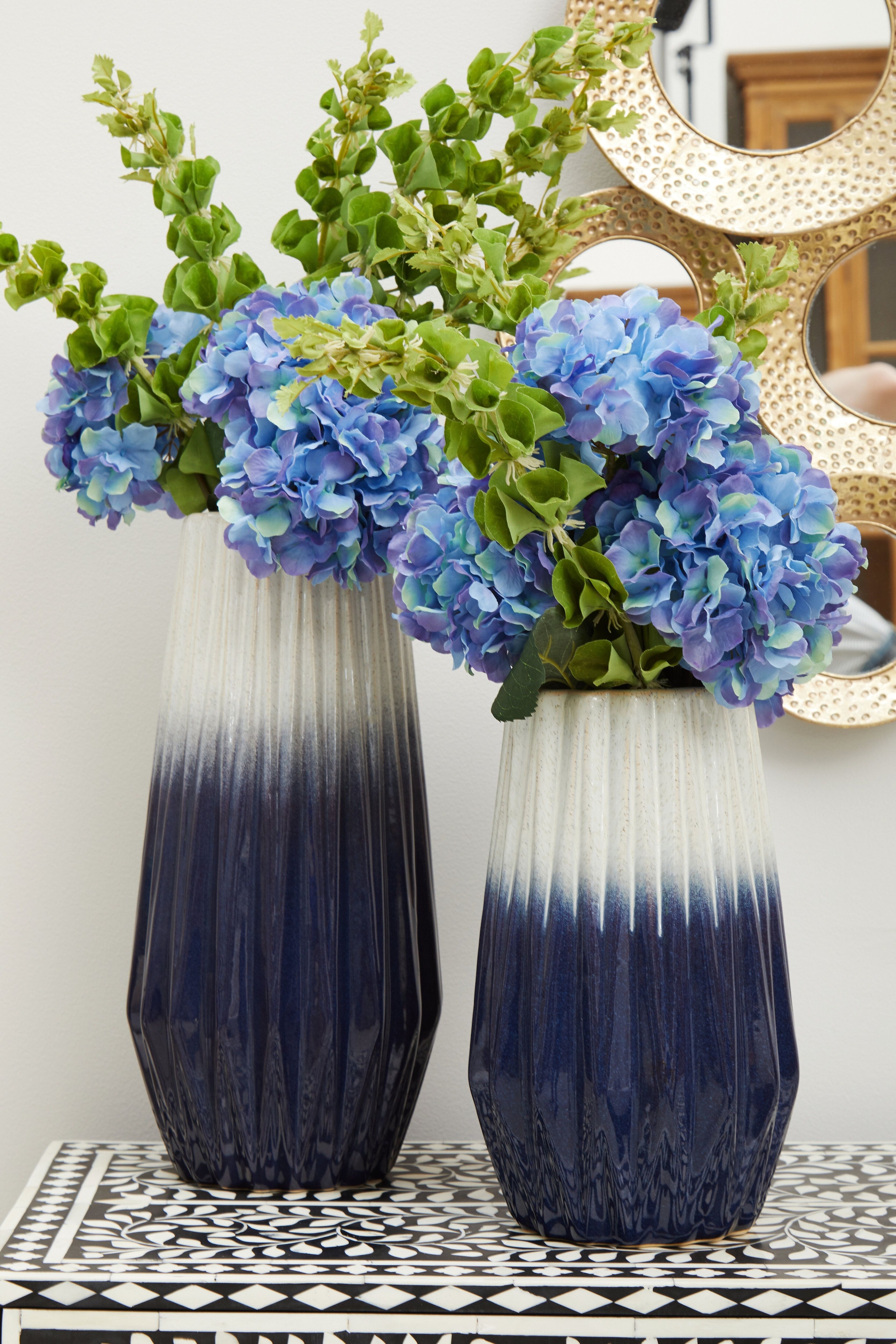 Orsina Handcrafted Large Vase, Durable Ceramic Vase, Sturdy Flower Vase, Giftable Stoneware Ceramic Vase for Decor image 3