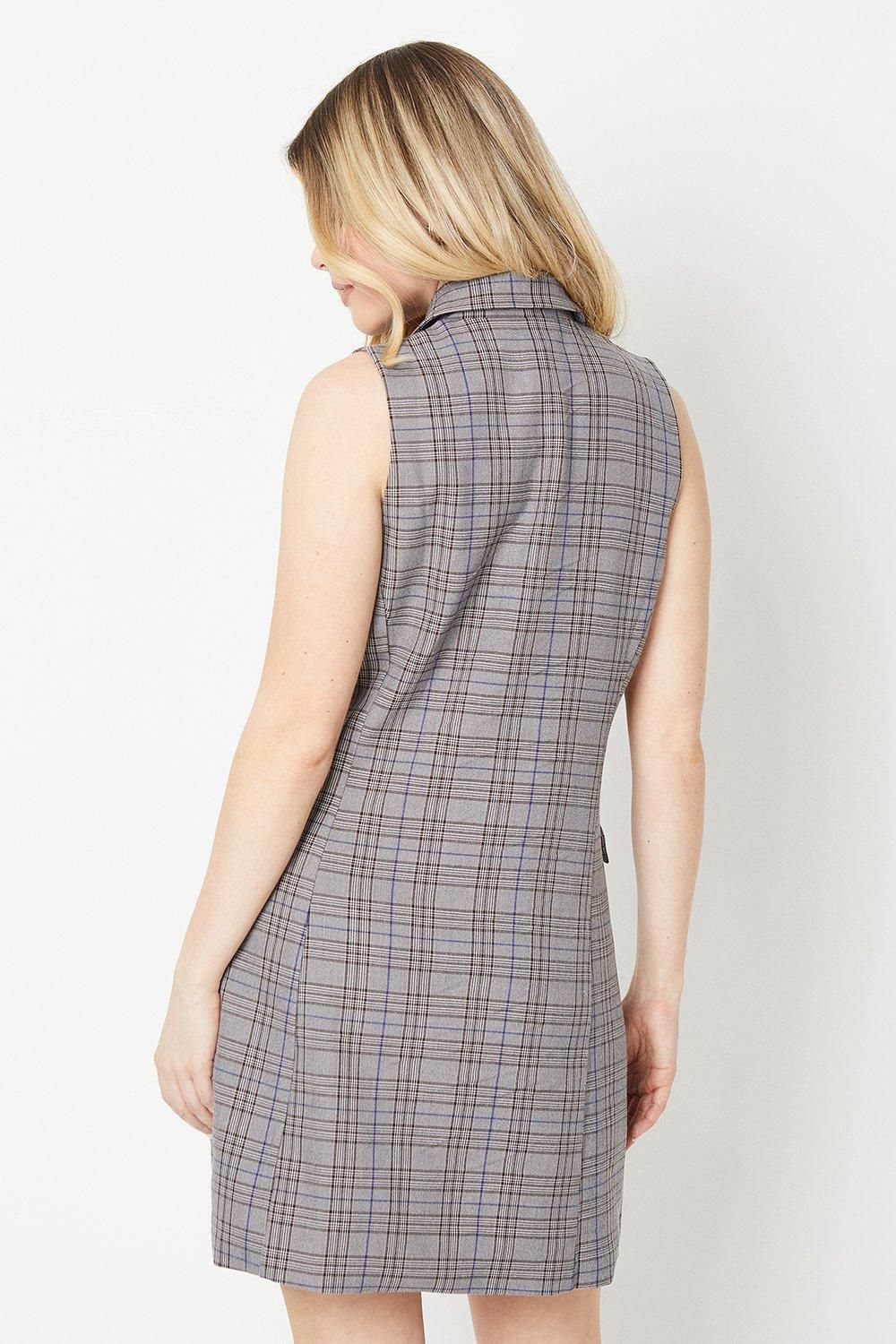 Dorothy Perkins Collar Button Through Shift Dress Multi image 3