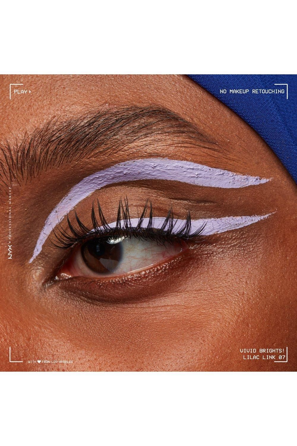 NYX Professional Makeup Vivid Brights Liquid Eyeliner Lilac Link image 8