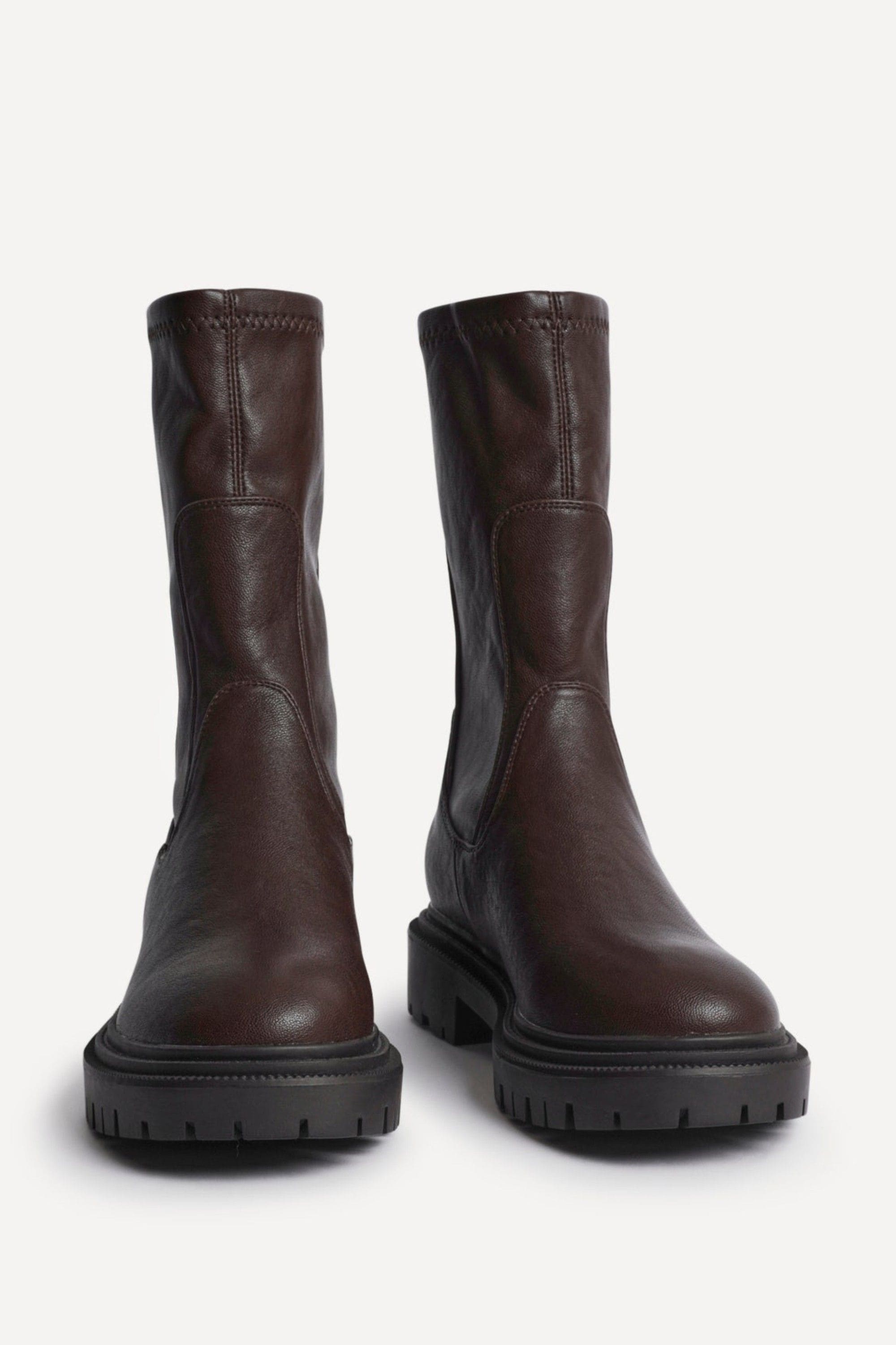 Linzi Peggy Brown Mid-Length Chelsea Boots image 3