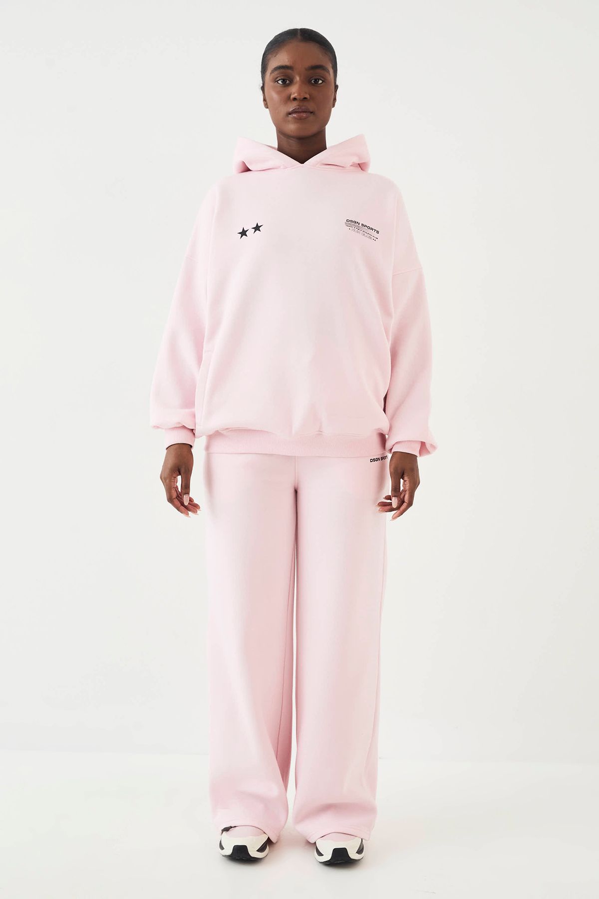 DSGN Studio DSGN Studio Sport Oversized Hoodie Marshmallow Pink image 5
