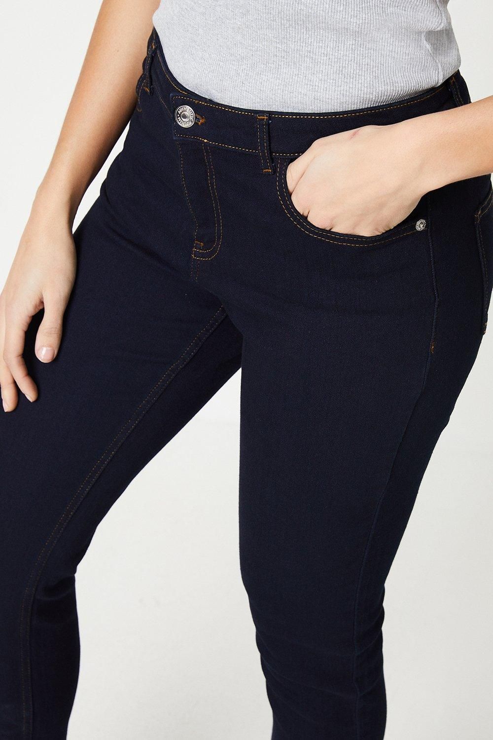 Dorothy Perkins Petite Comfort Stretch Slim Jeans Indigo image 2