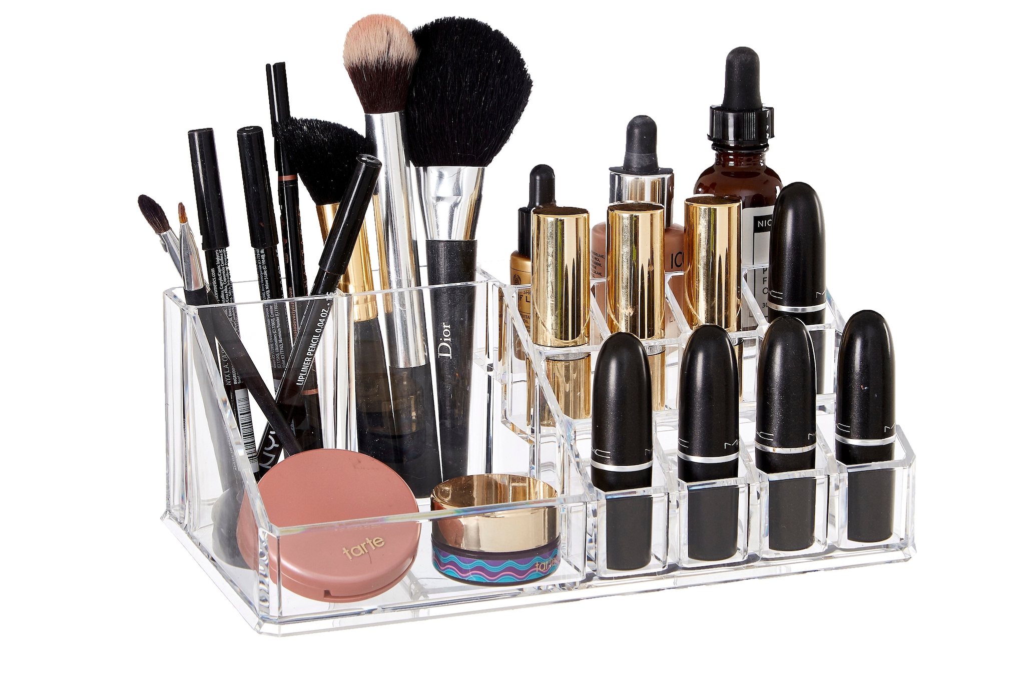 Orsina Clear Organiser 16 Compartment Ps Cosmetics Organiser image 2