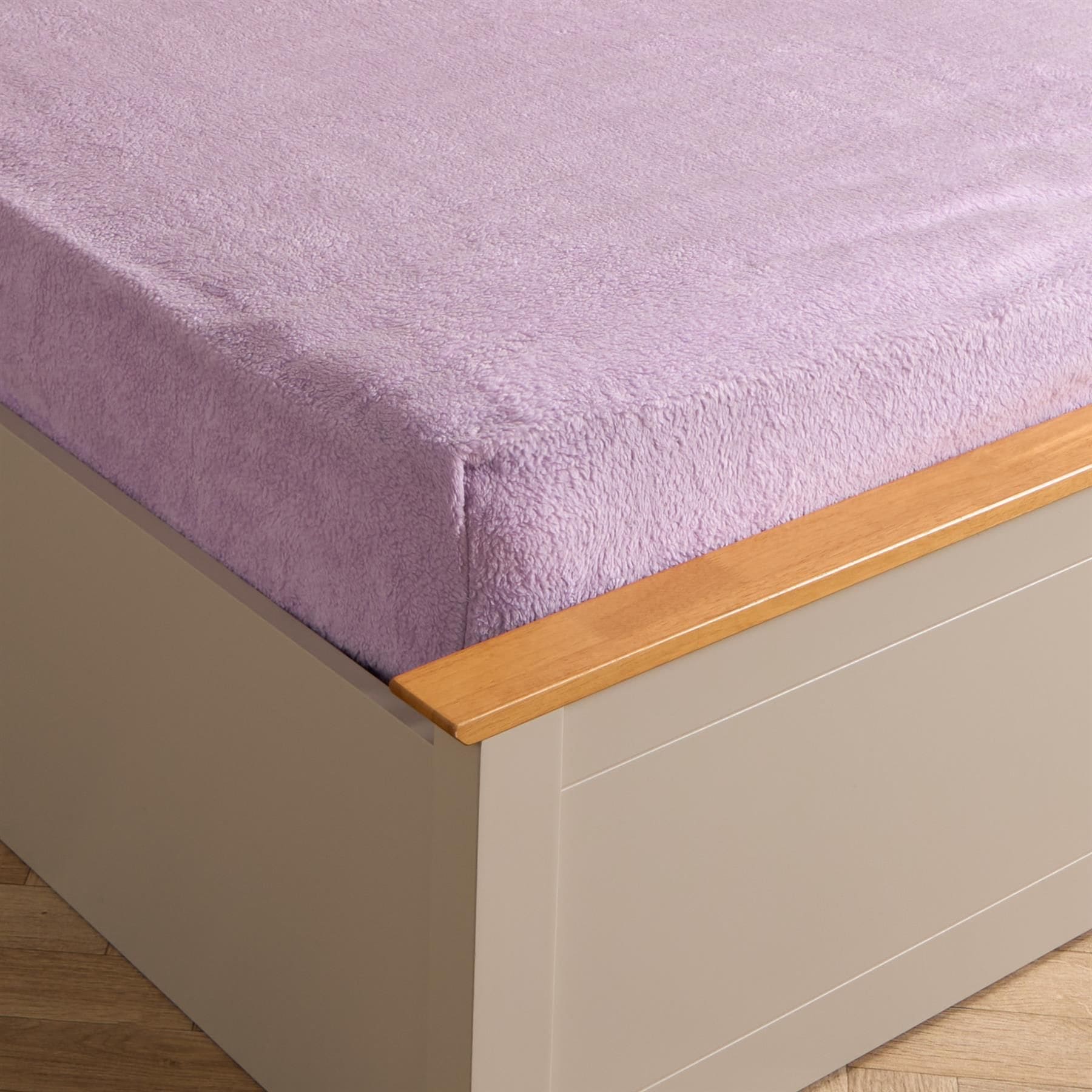 OHS Teddy Fleece Thermal Fitted Bed Sheet image 2