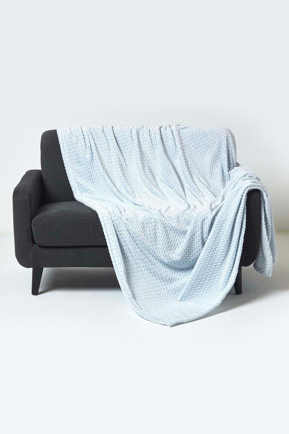 Homescapes Mora Faux Fur Velvet Throw image 1