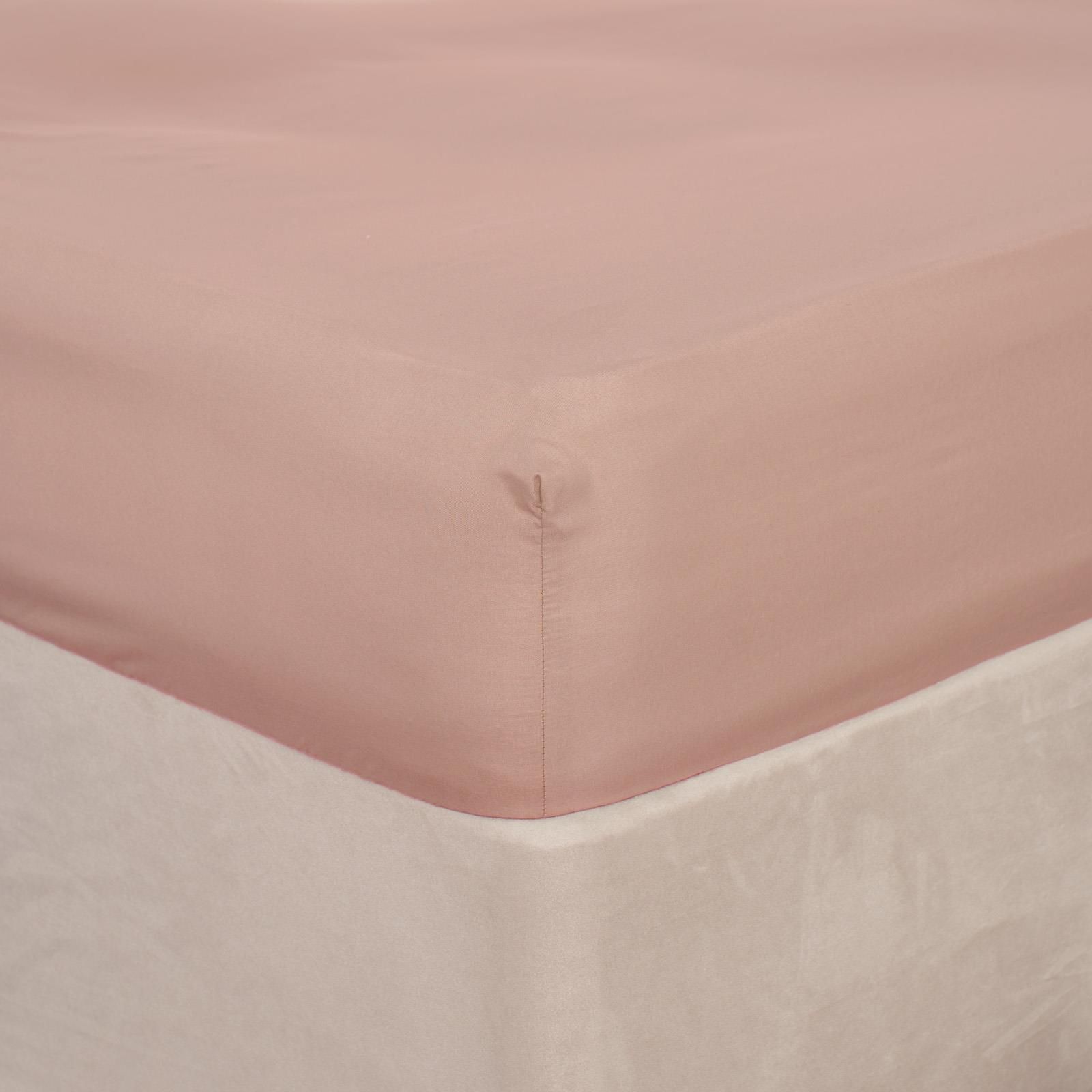 OHS Plain Bed Sheet Microfibre Deep Fitted Soft image 2